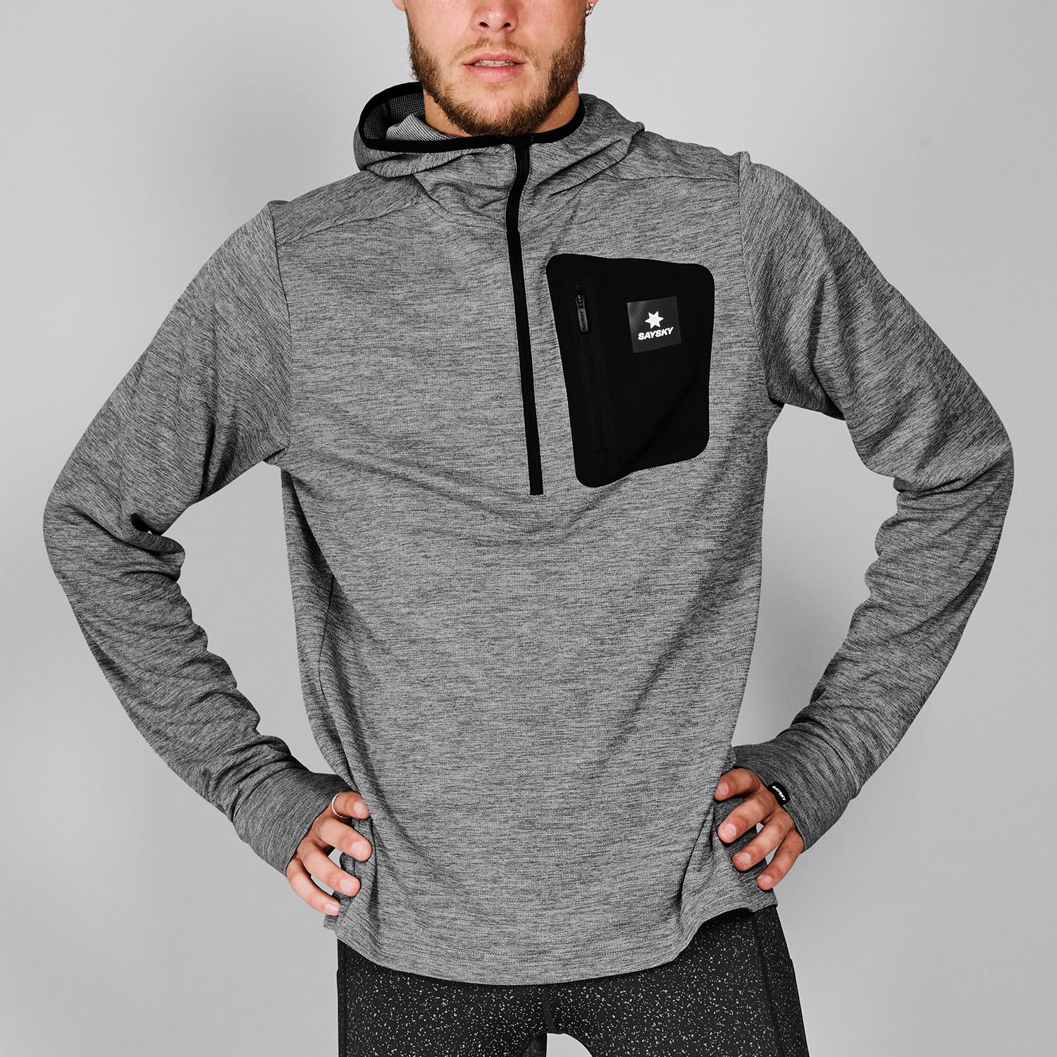 senchi designs Lark Hoodie 通そ ライトグレー M
