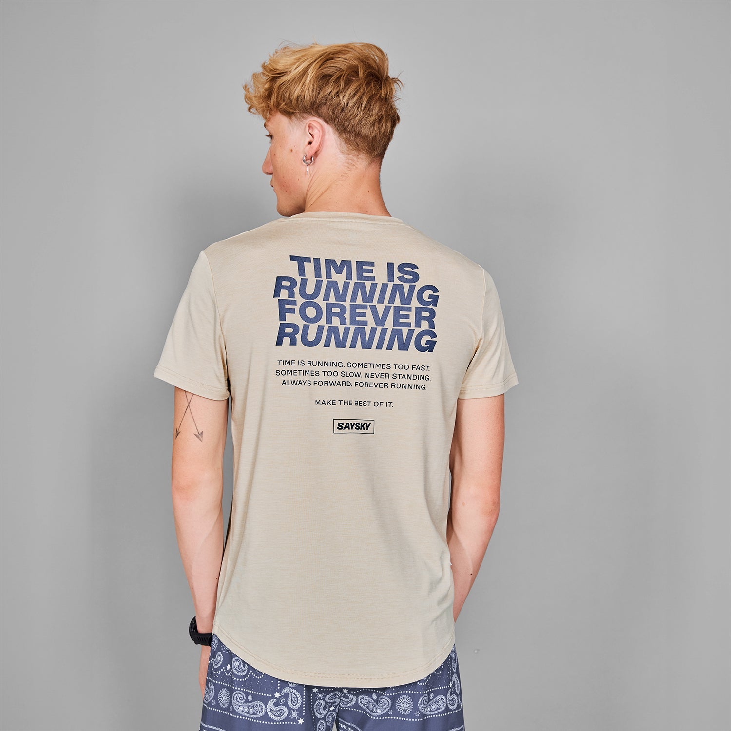 □ 公式 □ SAYSKY/セイスカイ ランニングTシャツ MMRSS05c8002