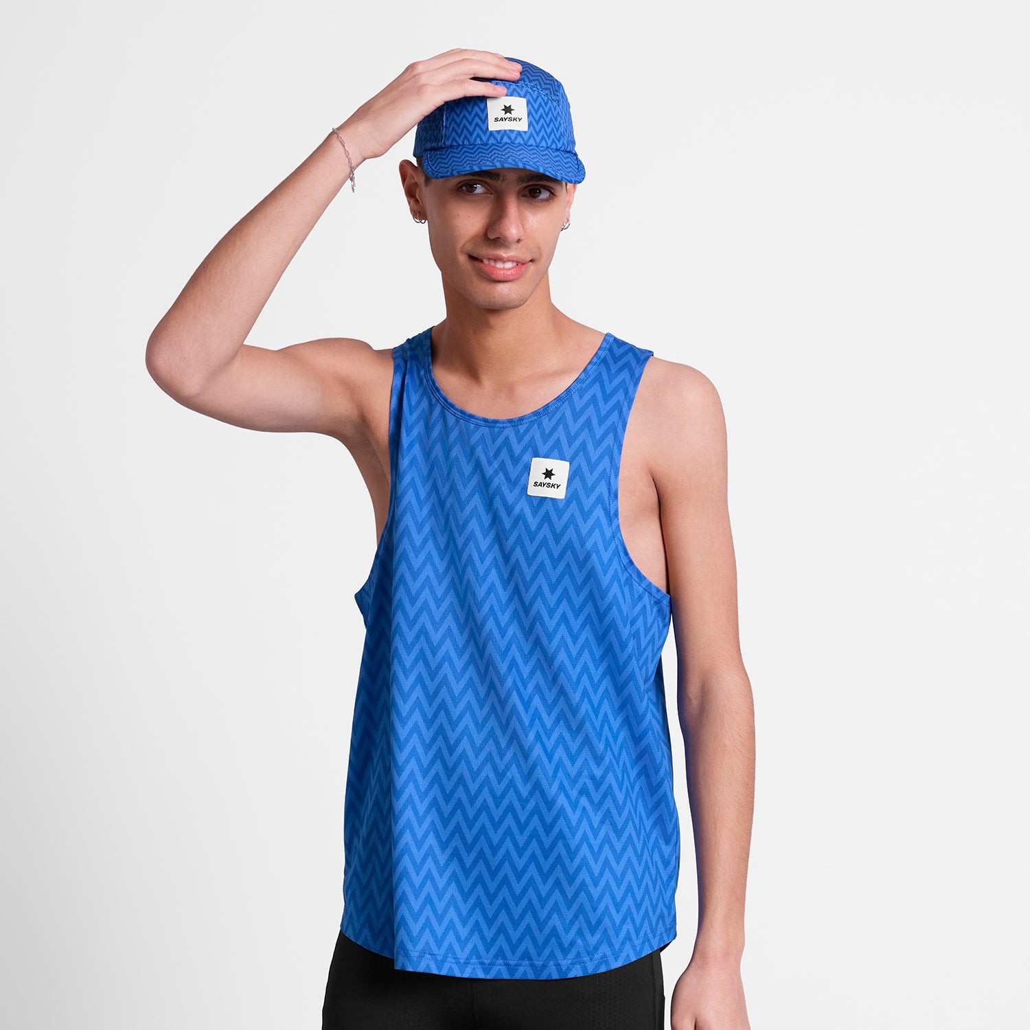 SAYSKY ランニングシングレット Sサイズ □ 公式 □ SAYSKY/セイスカイ レースシングレット SM30021c1063 Zig