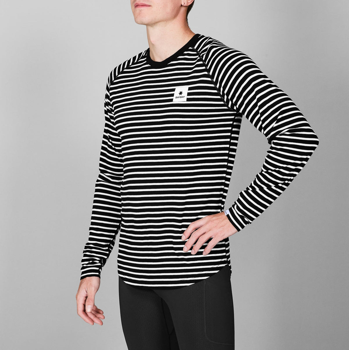 ランニングTシャツ（ロングスリーブ） XMRLS40c002 Merino Base 165 