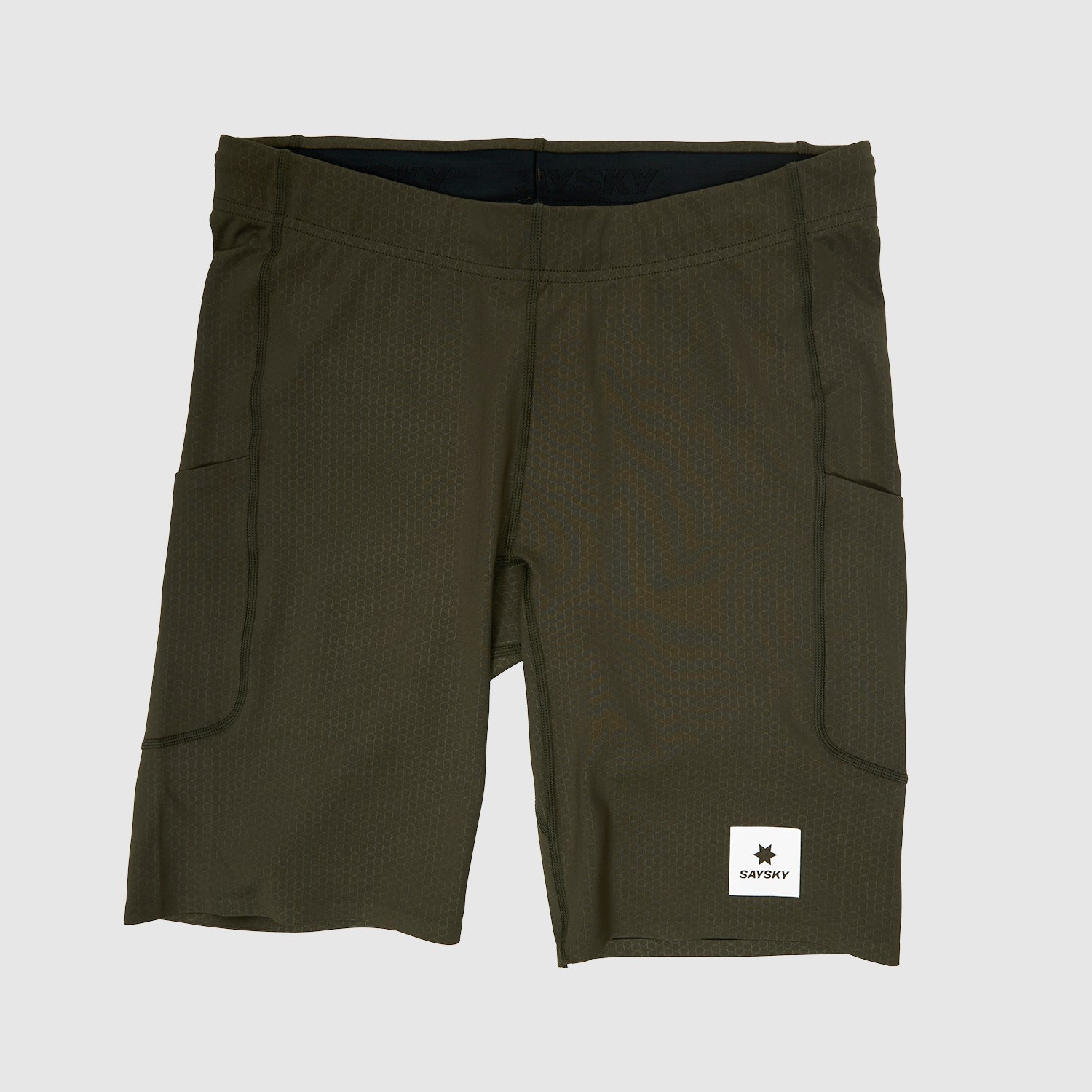 □ 公式 □ SAYSKY/セイスカイ ショートタイツ XMRST31c301 Combat+ Short Tights 9inch - Green  [メンズ]