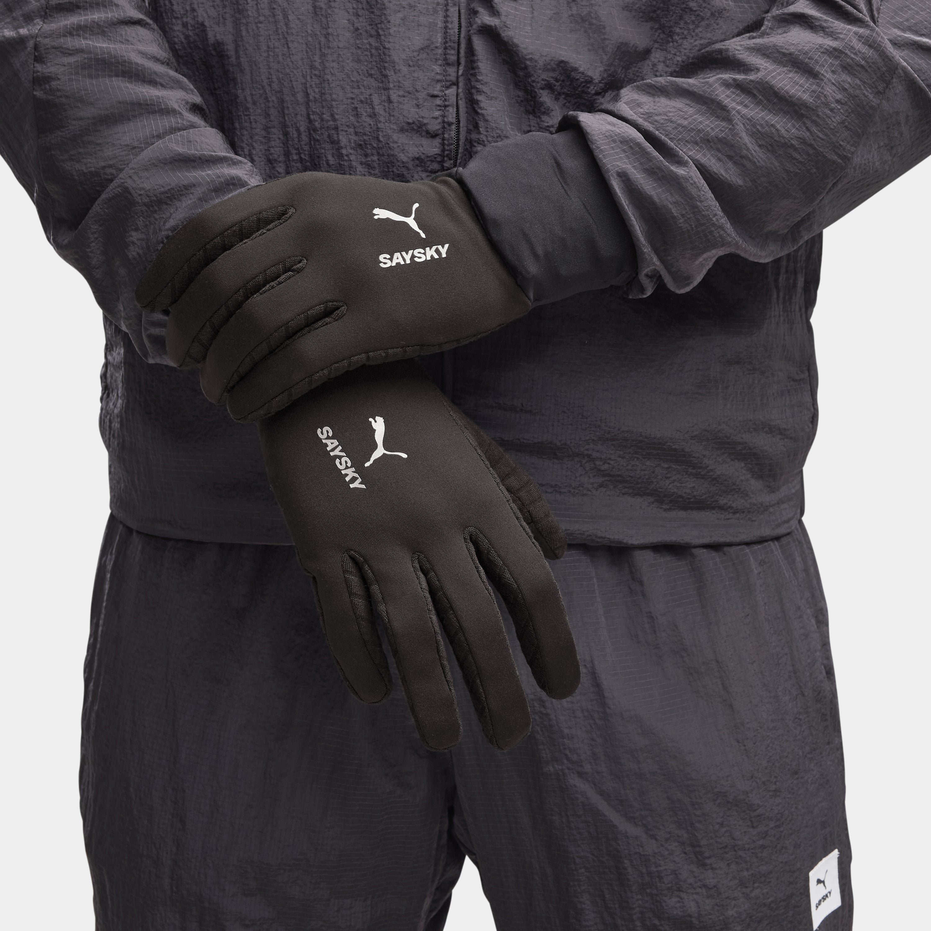 【Puma X SAYSKY】ランニンググローブ P04215401 ストーム Sheld グローブ - Puma Black [ユニセックス]