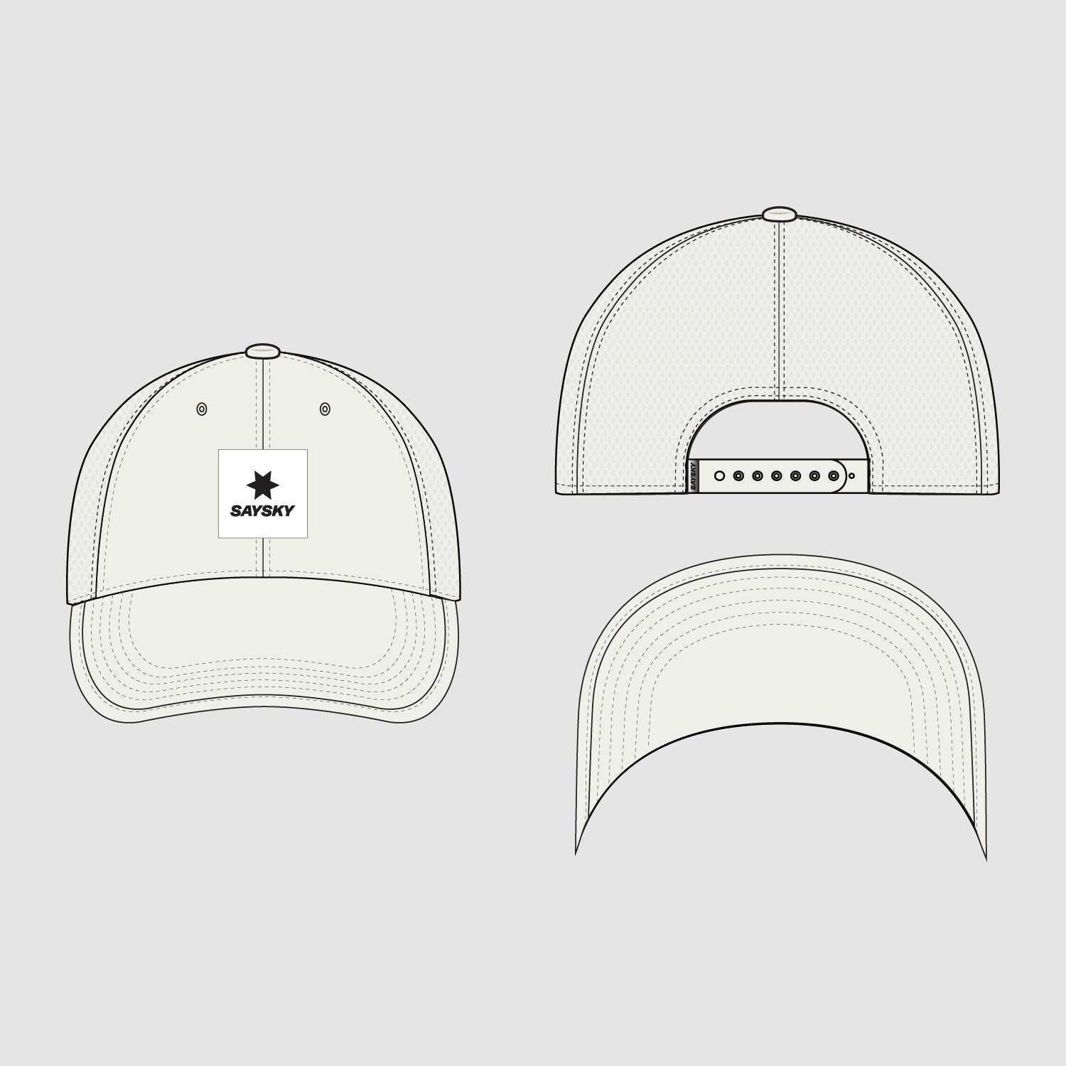 ランニングキャップ XUACA301c101 Trucker Classic Cap - White [ユニセックス]