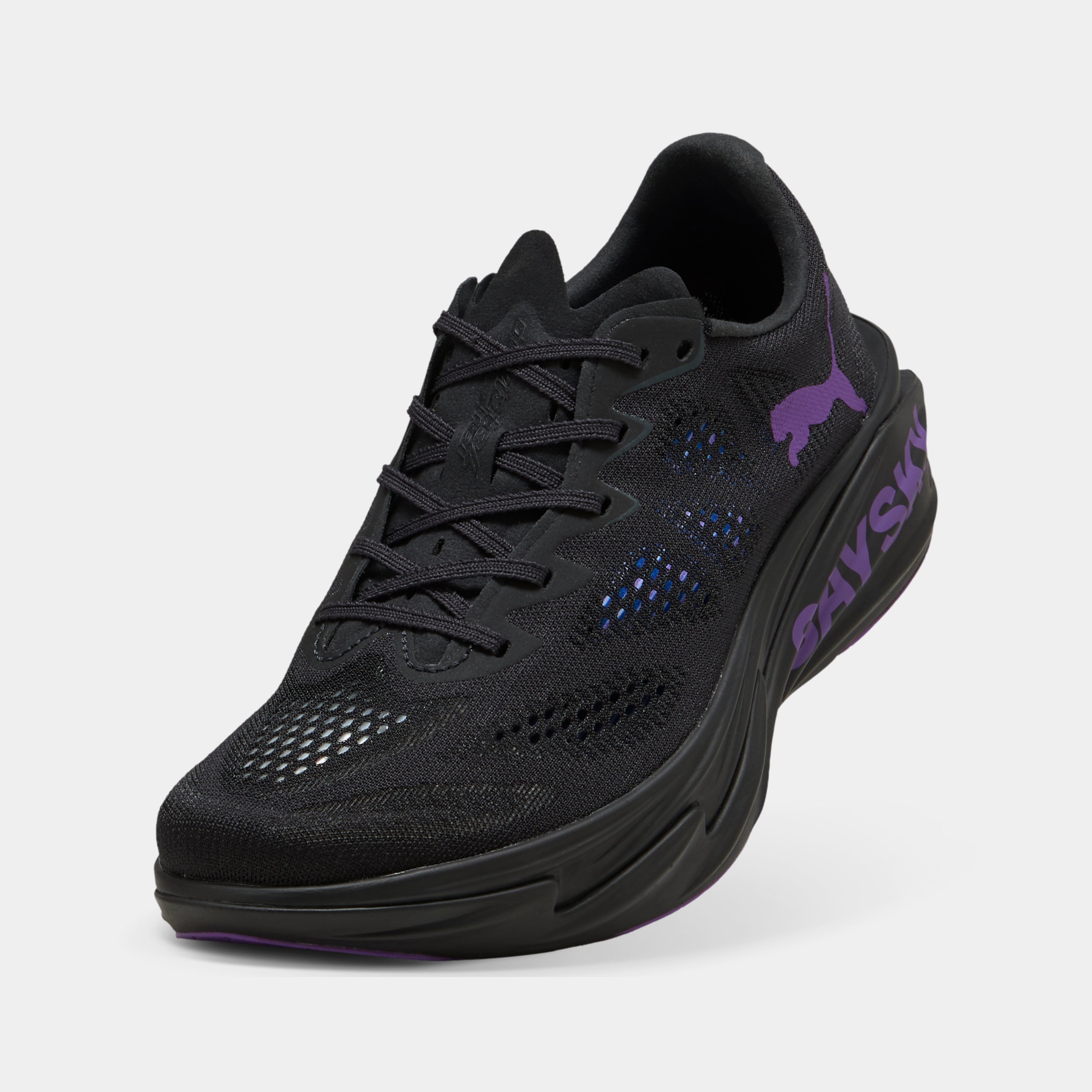 【Puma X SAYSKY】ランニングシューズ P31394301 ディヴィエイト ニトロ エリート 4 SAYSKY レディーズ - Flat Dark Gray-ultra Purple [レディーズ]