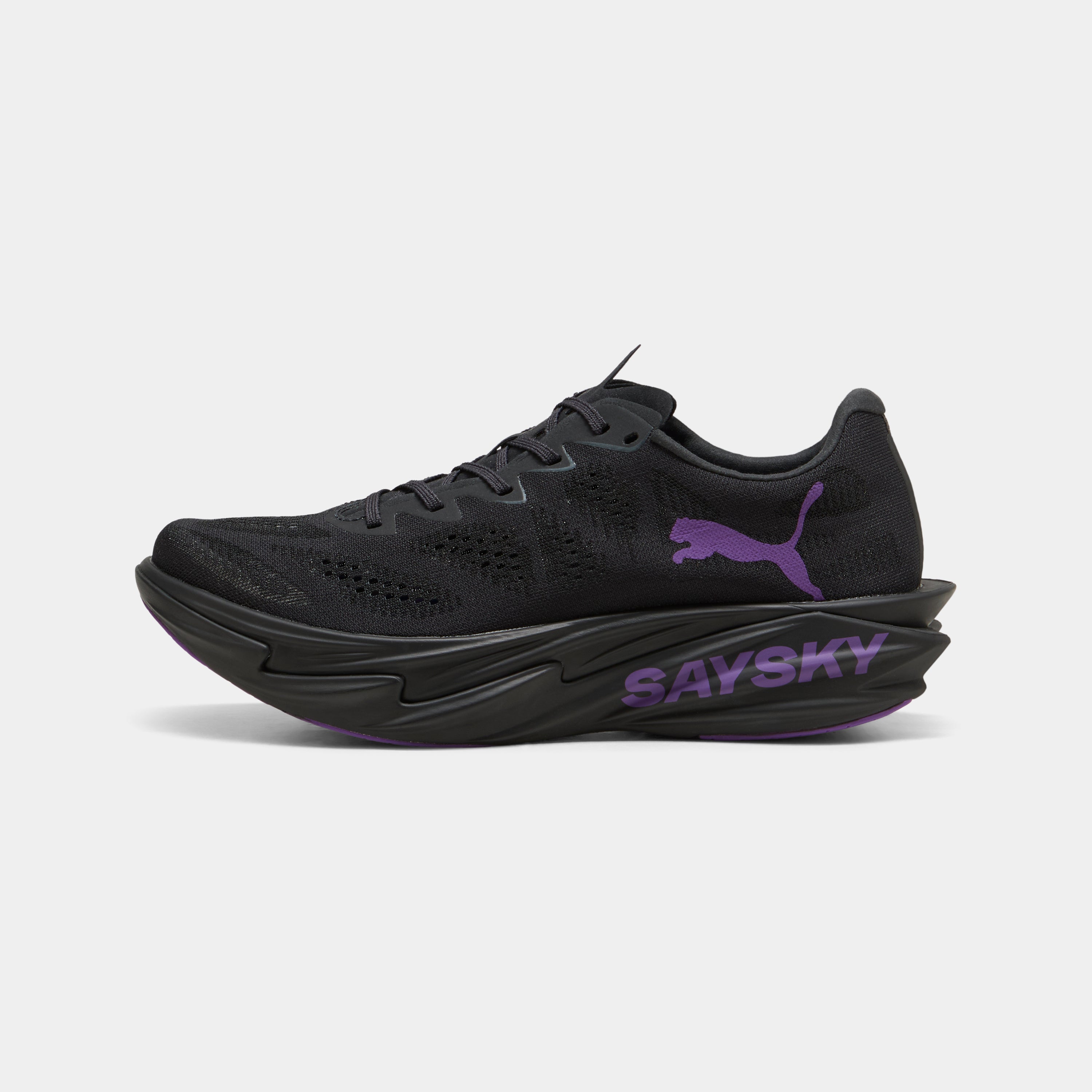 【Puma X SAYSKY】ランニングシューズ P31394301 ディヴィエイト ニトロ エリート 4 SAYSKY レディーズ - Flat Dark Gray-ultra Purple [レディーズ]