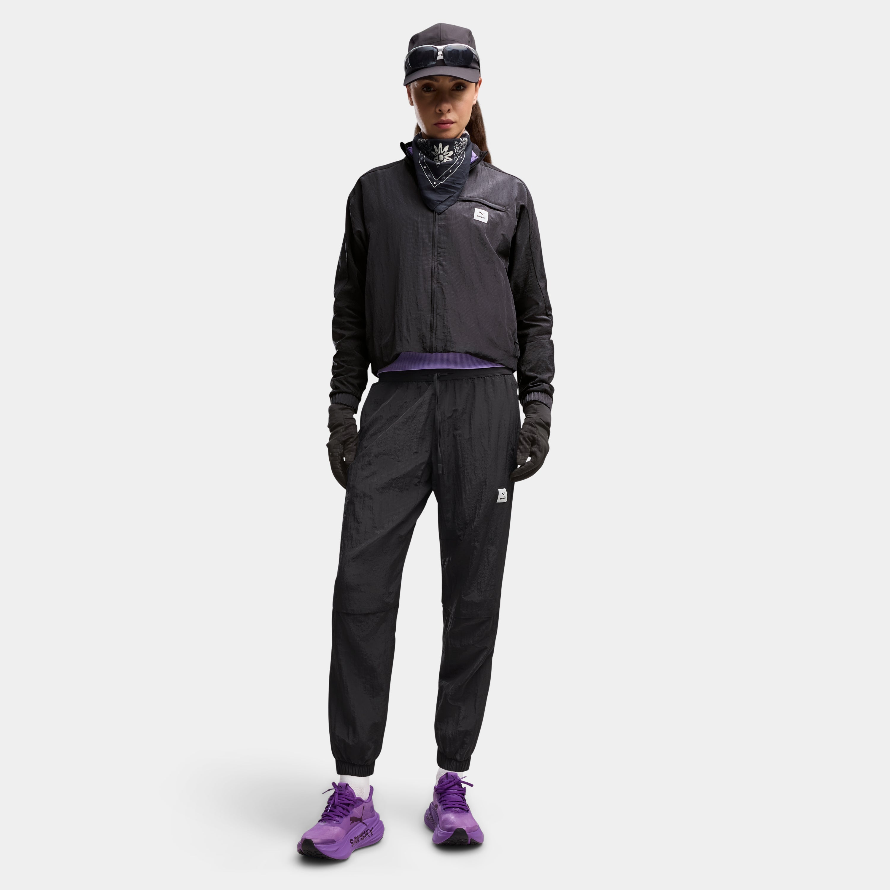 【Puma X SAYSKY】ランニングシューズ P31394501 マグマックス ニトロ 2 SAYSKY レディーズ - Ultra Purple-puma Black [レディーズ]