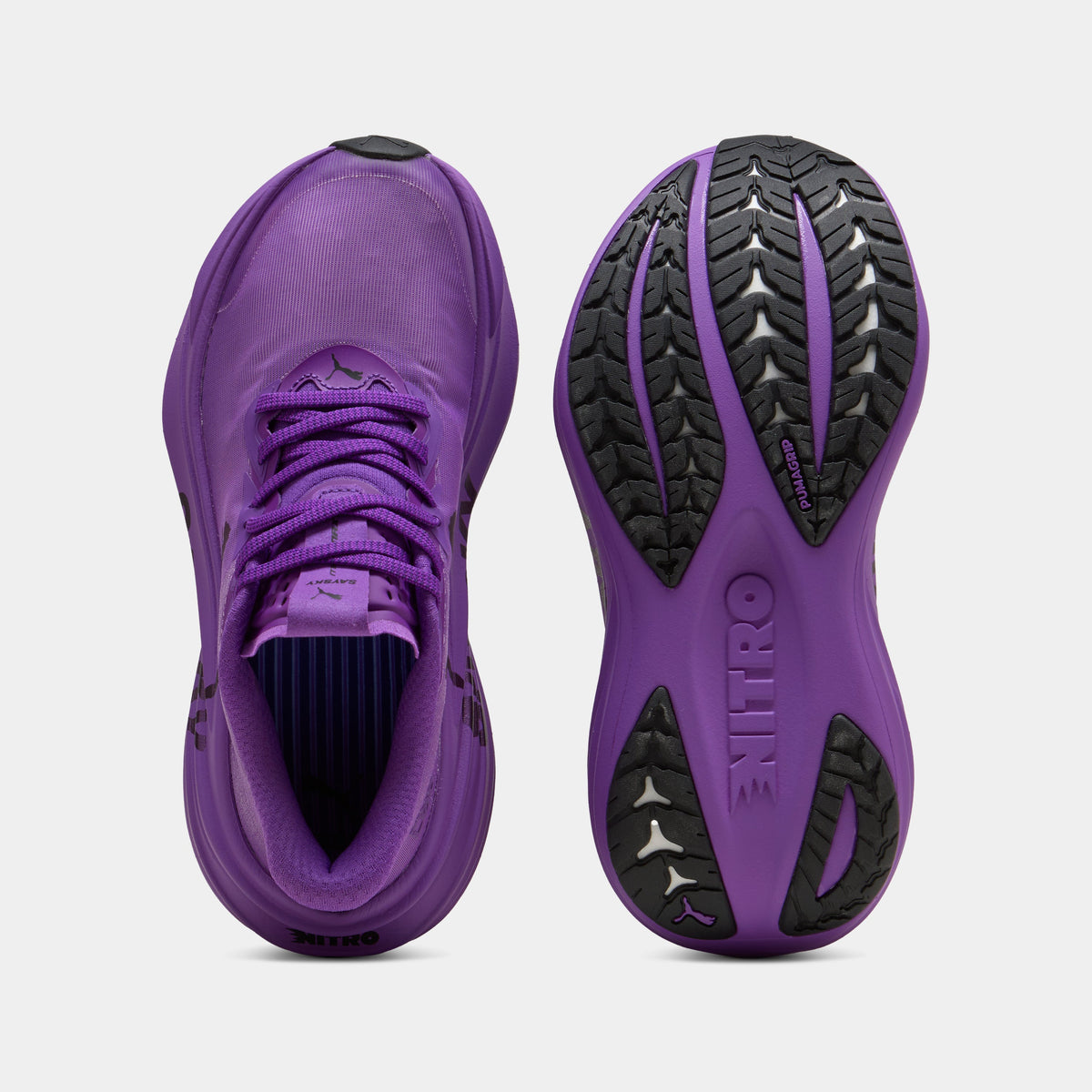 【Puma X SAYSKY】ランニングシューズ P31394501 マグマックス ニトロ 2 SAYSKY レディーズ - Ultra Purple-puma Black [レディーズ]