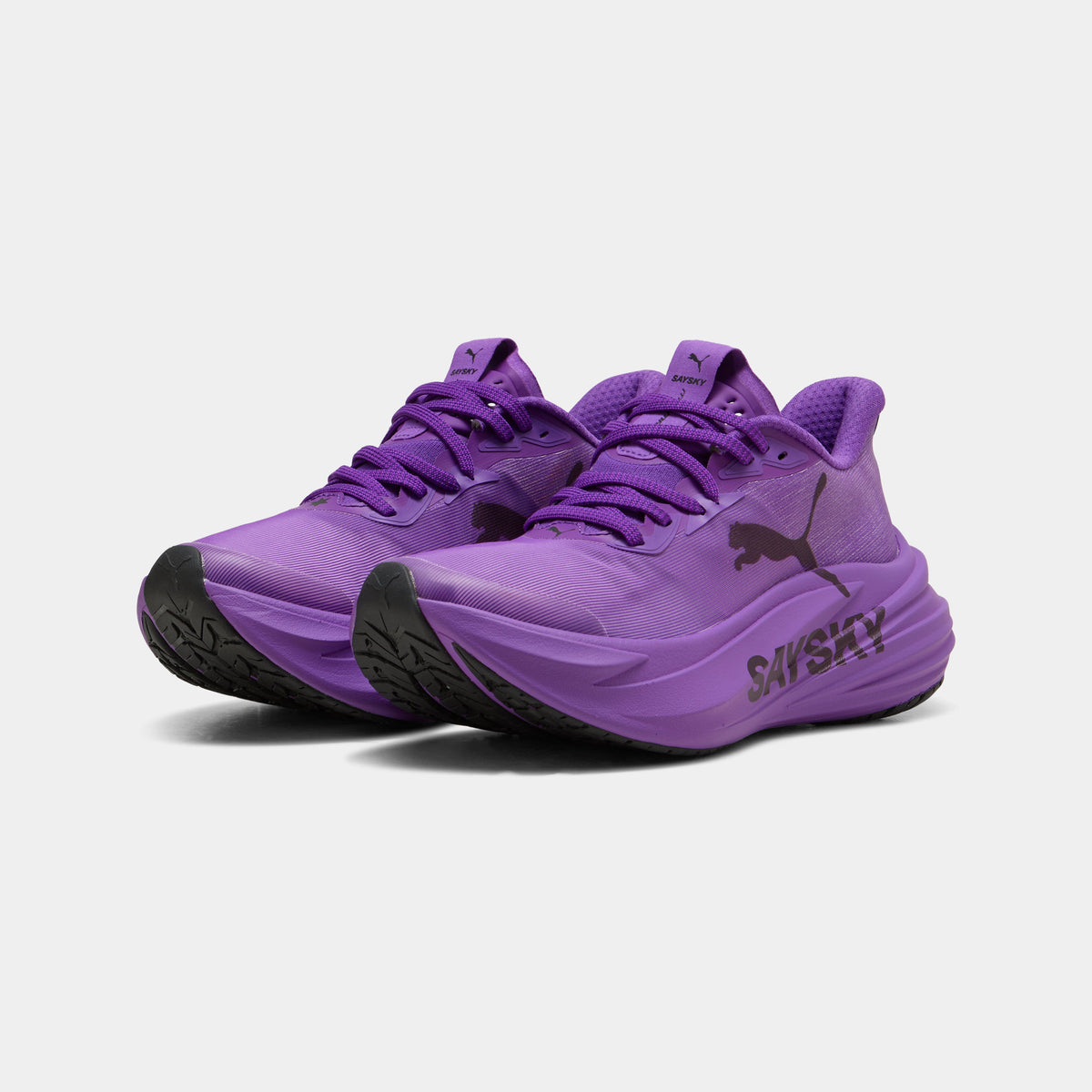 【Puma X SAYSKY】ランニングシューズ P31394501 マグマックス ニトロ 2 SAYSKY レディーズ - Ultra Purple-puma Black [レディーズ]