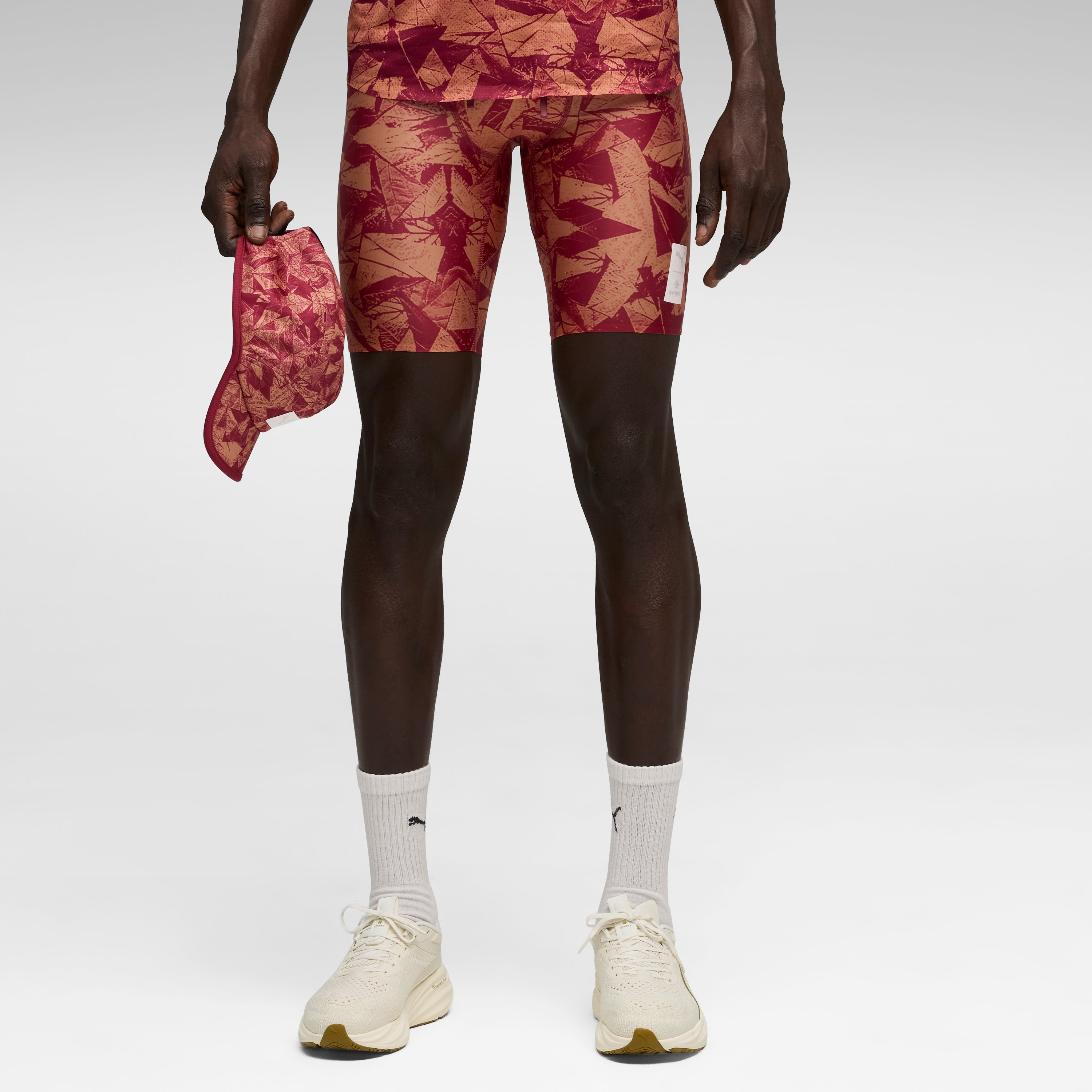 ランニングタイツ P52783290 M Puma X SAYSKY Short Tight Ao - Team Regal Red [メンズ]