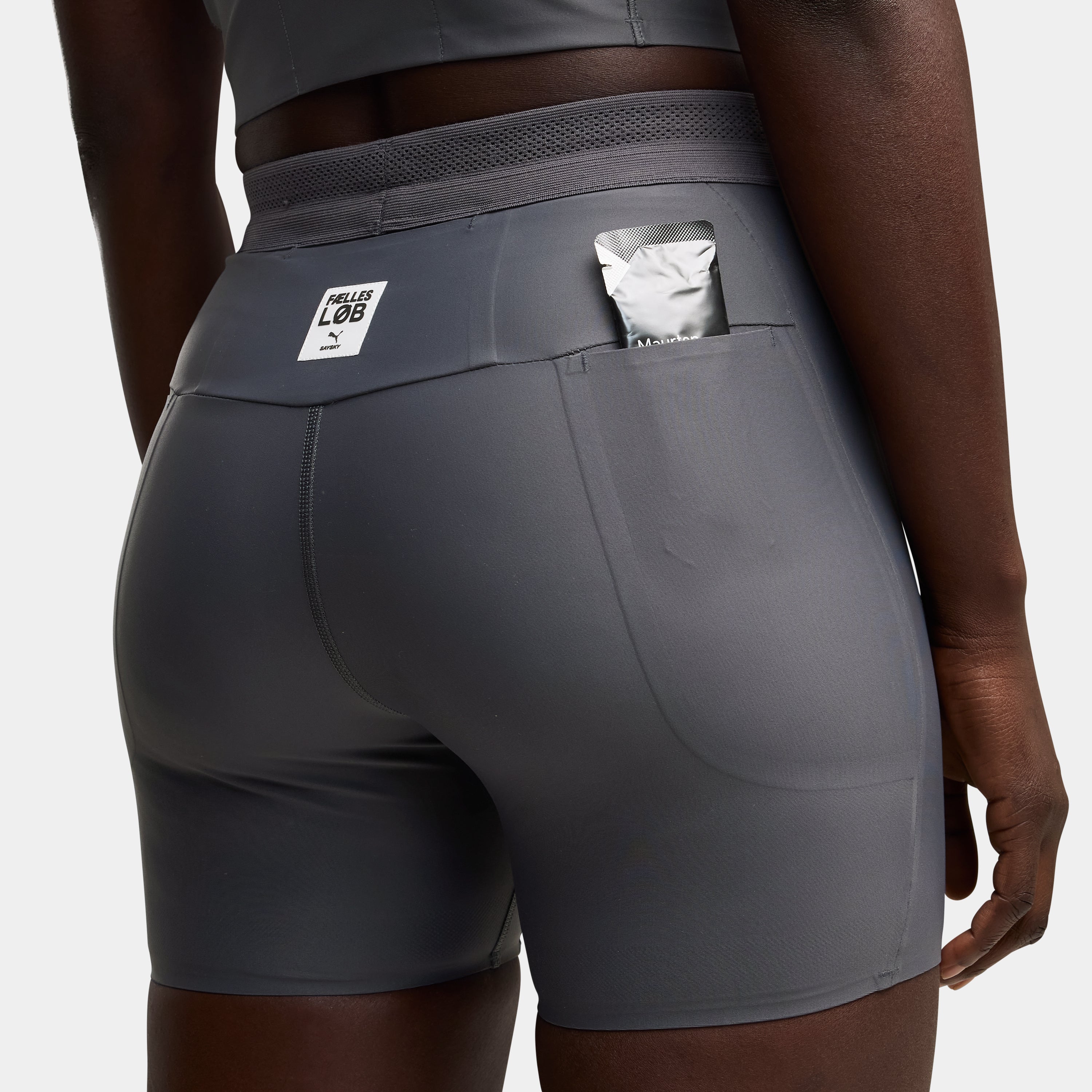 【Puma X SAYSKY】ショートタイツ P52899699 W 5inch Short Tights - Strong Gray [レディーズ]
