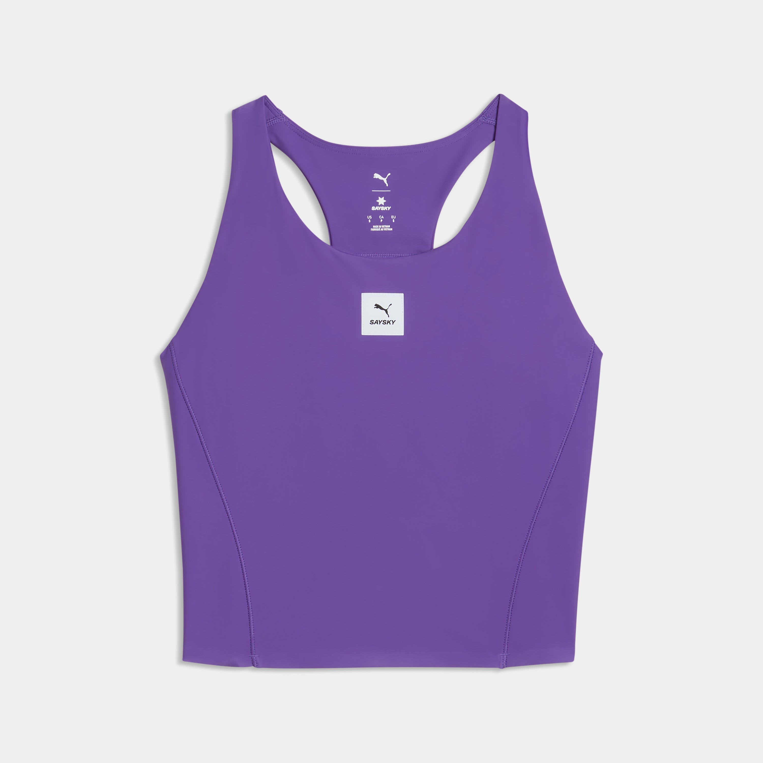 【Puma X SAYSKY】クロップトップ P52899798 W Lightstride Crop Top - Ultra Purple [レディーズ]