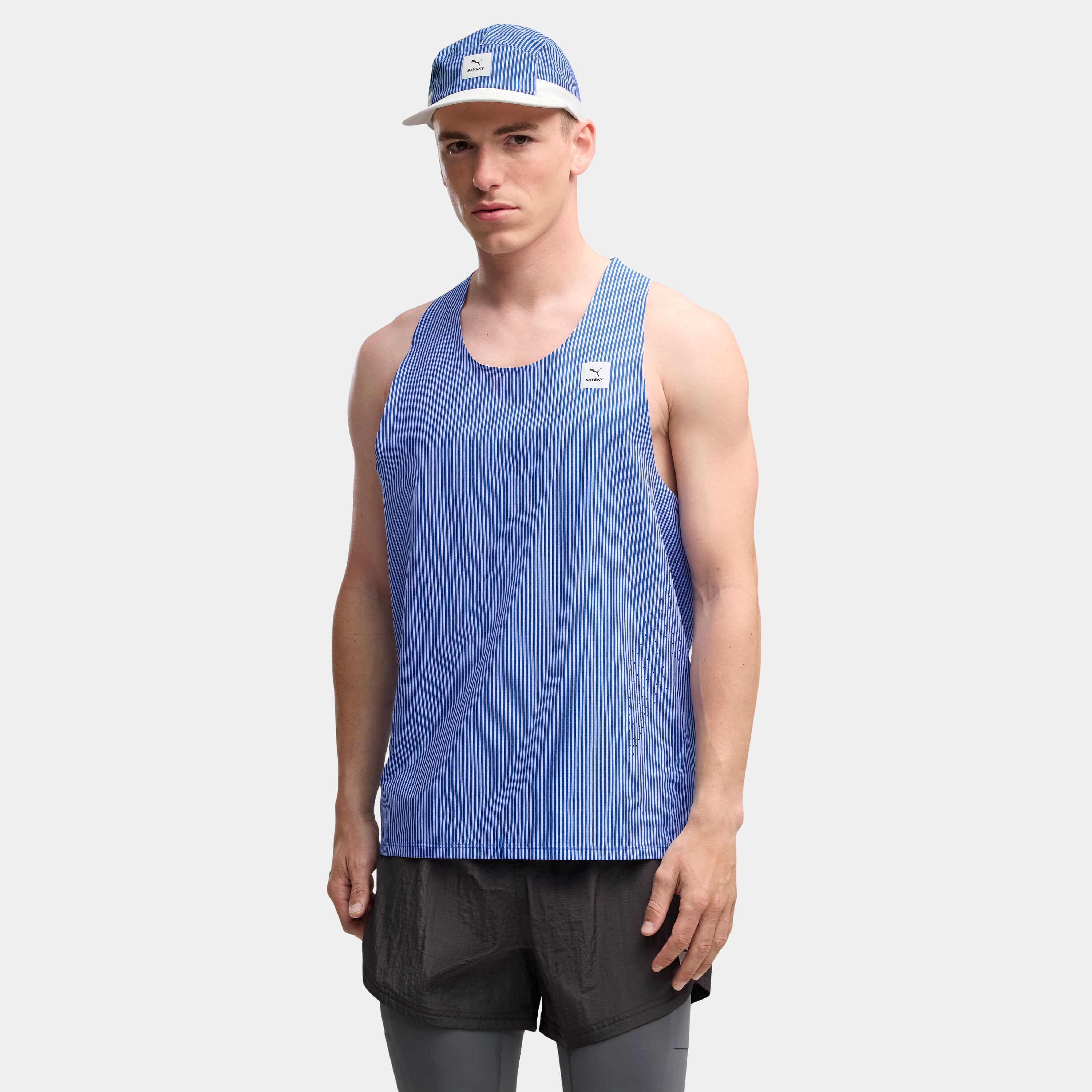 【Puma X SAYSKY】レースシングレット P52901699 M Ultraweave Singlet - Cobalt Glaze [メンズ]