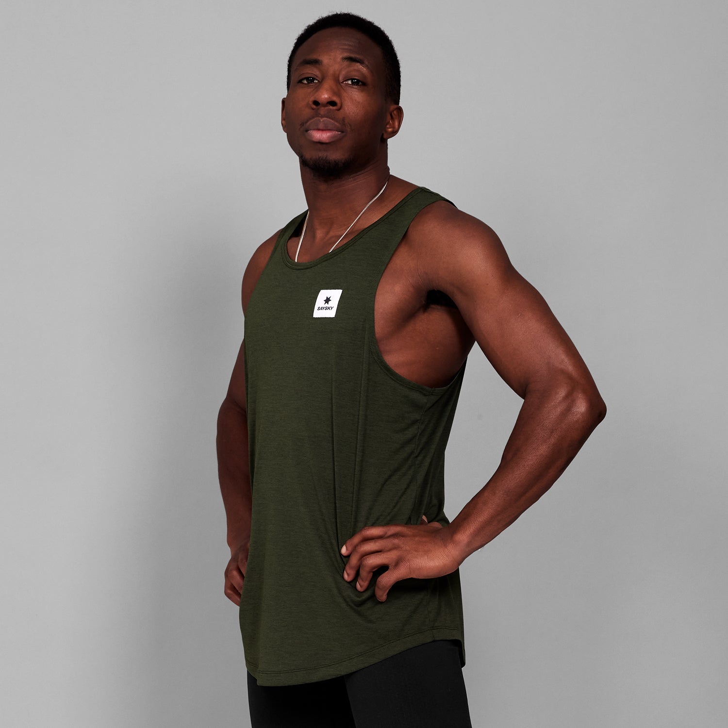 レースシングレット XMRSI30c301 Clean Combat Singlet - Green [メンズ]