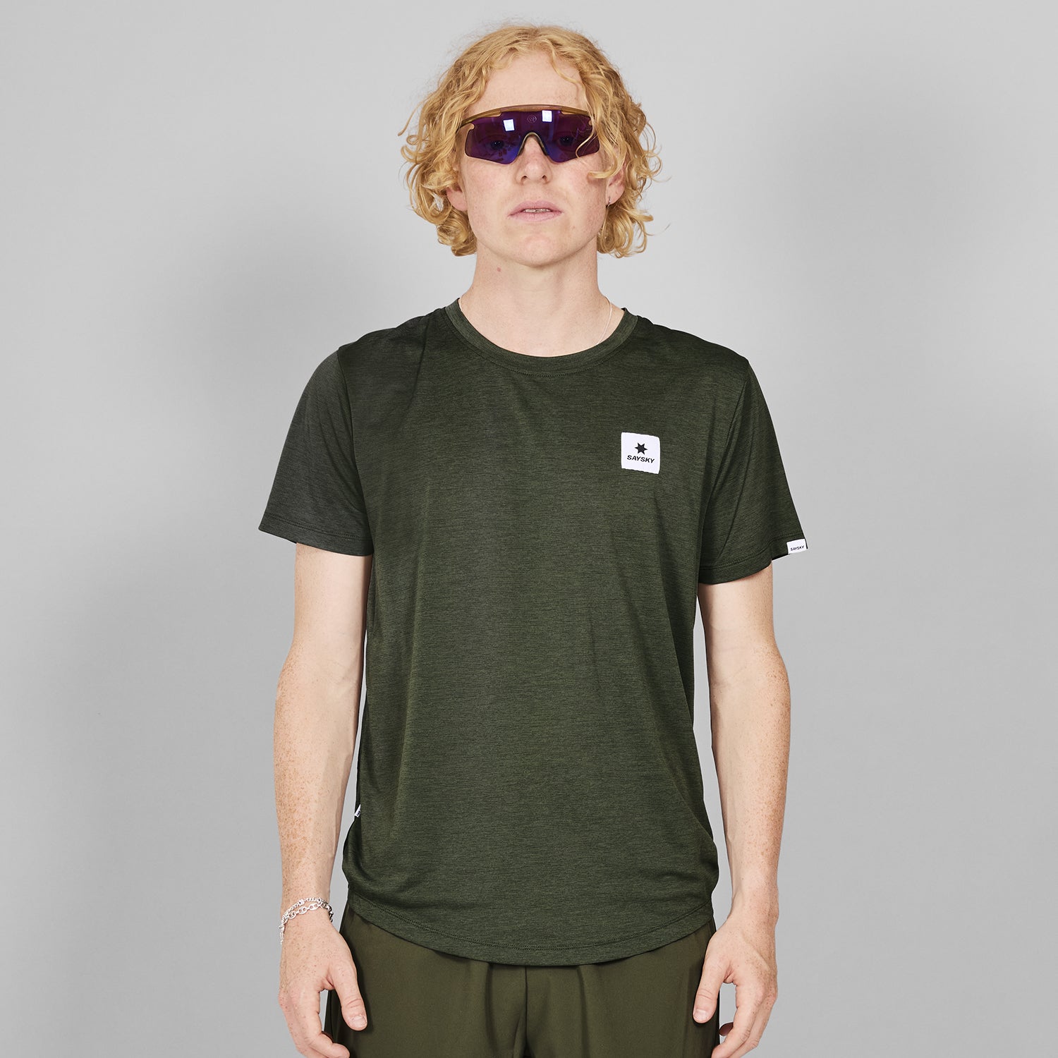 ランニングTシャツ XMRSS30c301 Clean Combat T-shirt - Green [メンズ]