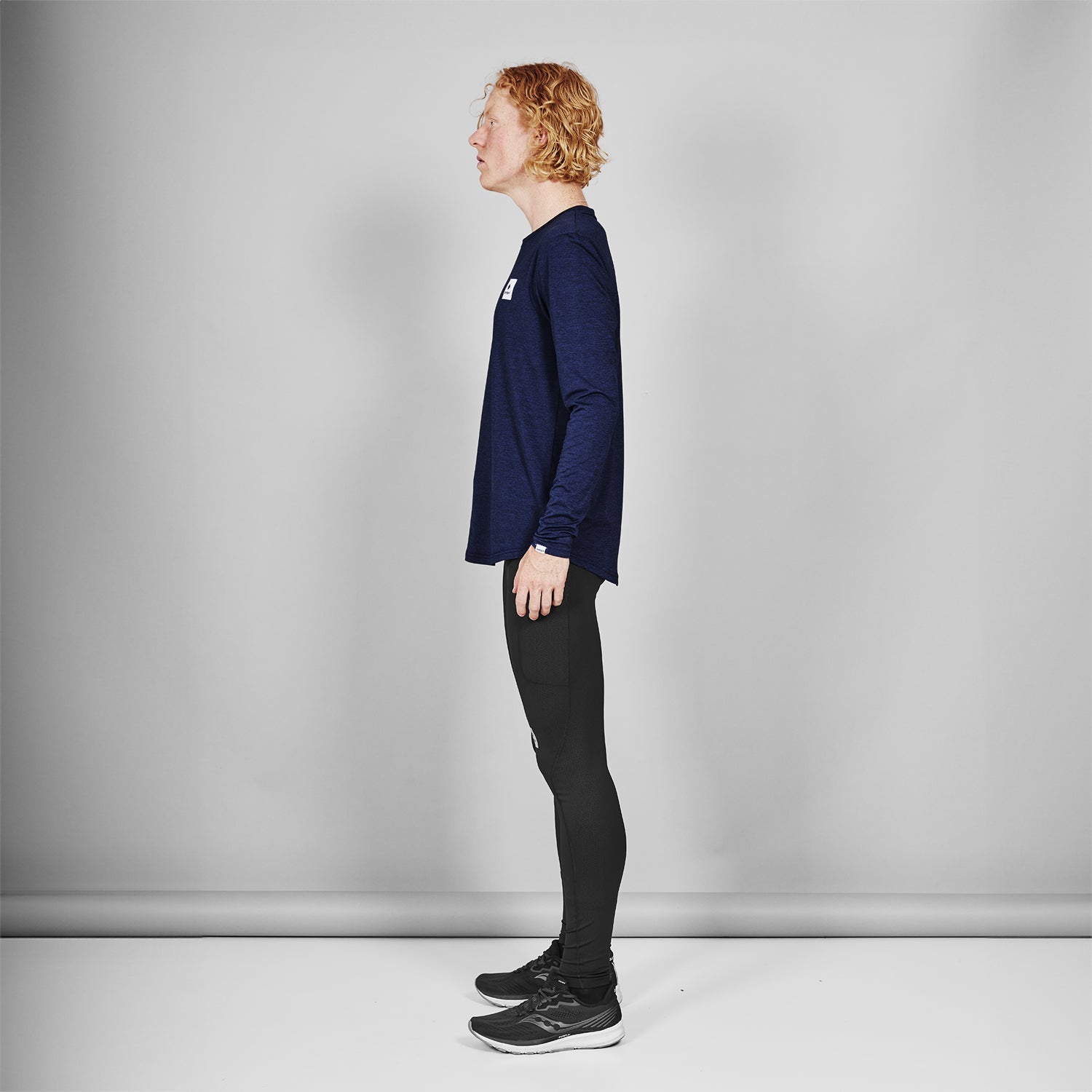 ランニングTシャツ(ロングスリーブ) XMRLS20c2001 Clean Pace Longsleeve - Blue [メンズ]
