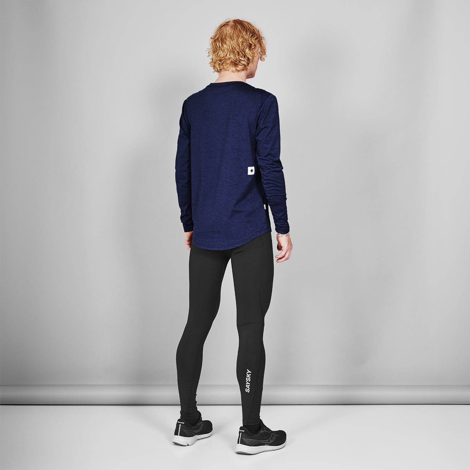 ランニングTシャツ(ロングスリーブ) XMRLS20c2001 Clean Pace Longsleeve - Blue [メンズ]