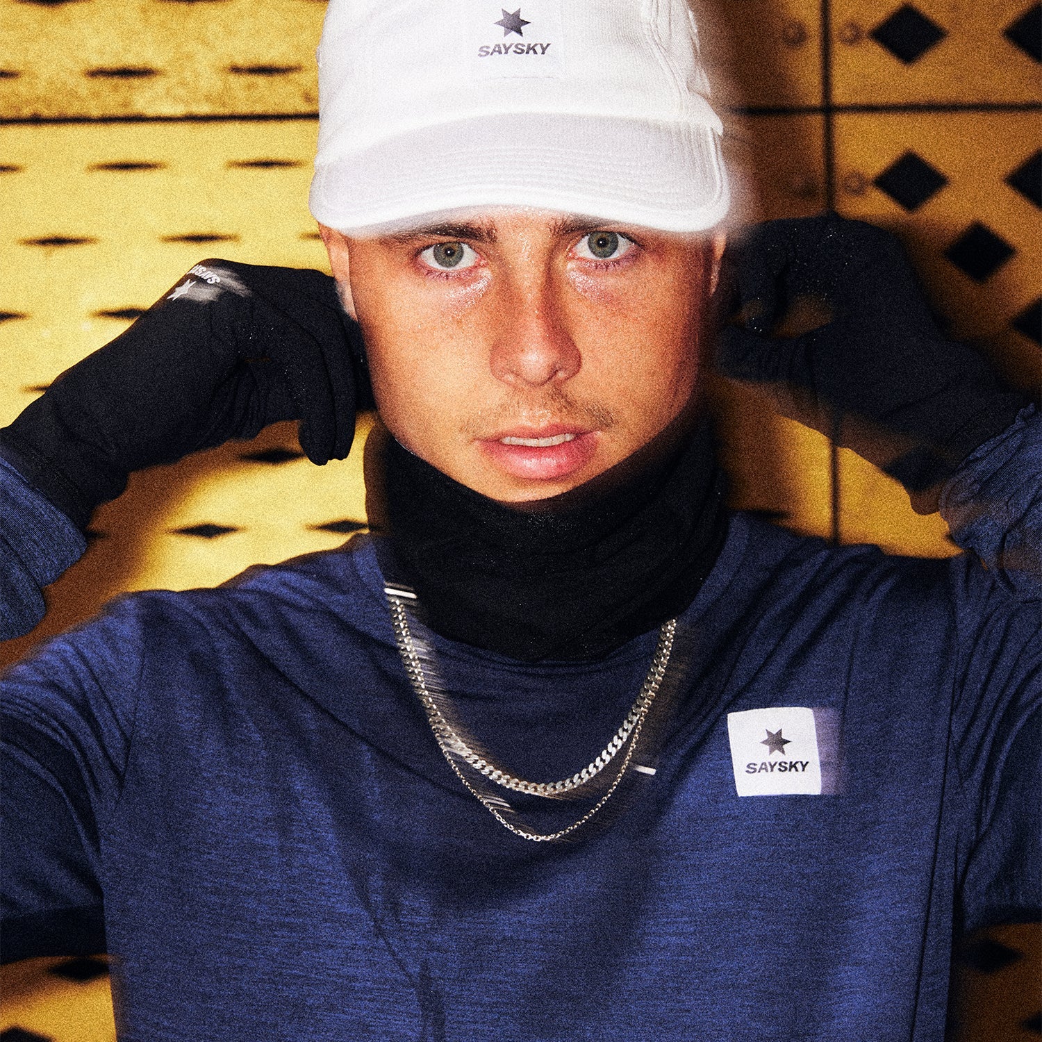 ランニングTシャツ(ロングスリーブ) XMRLS20c2001 Clean Pace Longsleeve - Blue [メンズ]