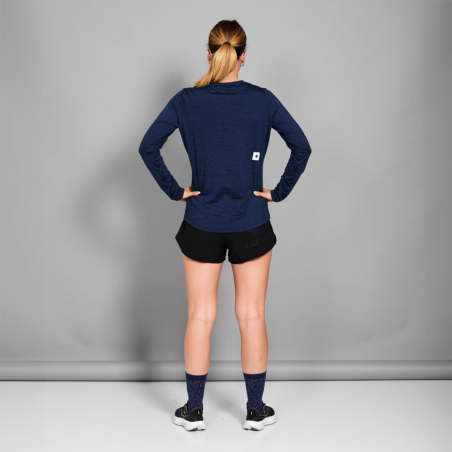 ランニングTシャツ(ロングスリーブ) XWRLS20c2001 Wmns Clean Pace Longsleeve - Blue [レディーズ]