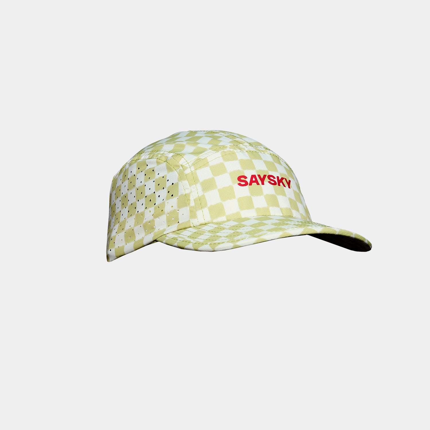 ランニングキャップ NUACA103c1034 Checker Combat Cap 101 - Green Aop [ユニセックス]