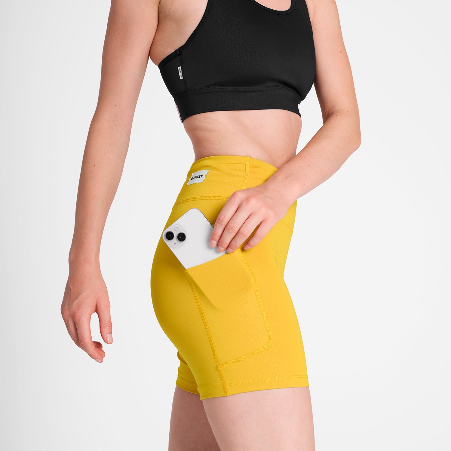 ランニングショーツ NWRST30c412 W Combat+ Short Tights 7inch - Yellow [レディーズ]