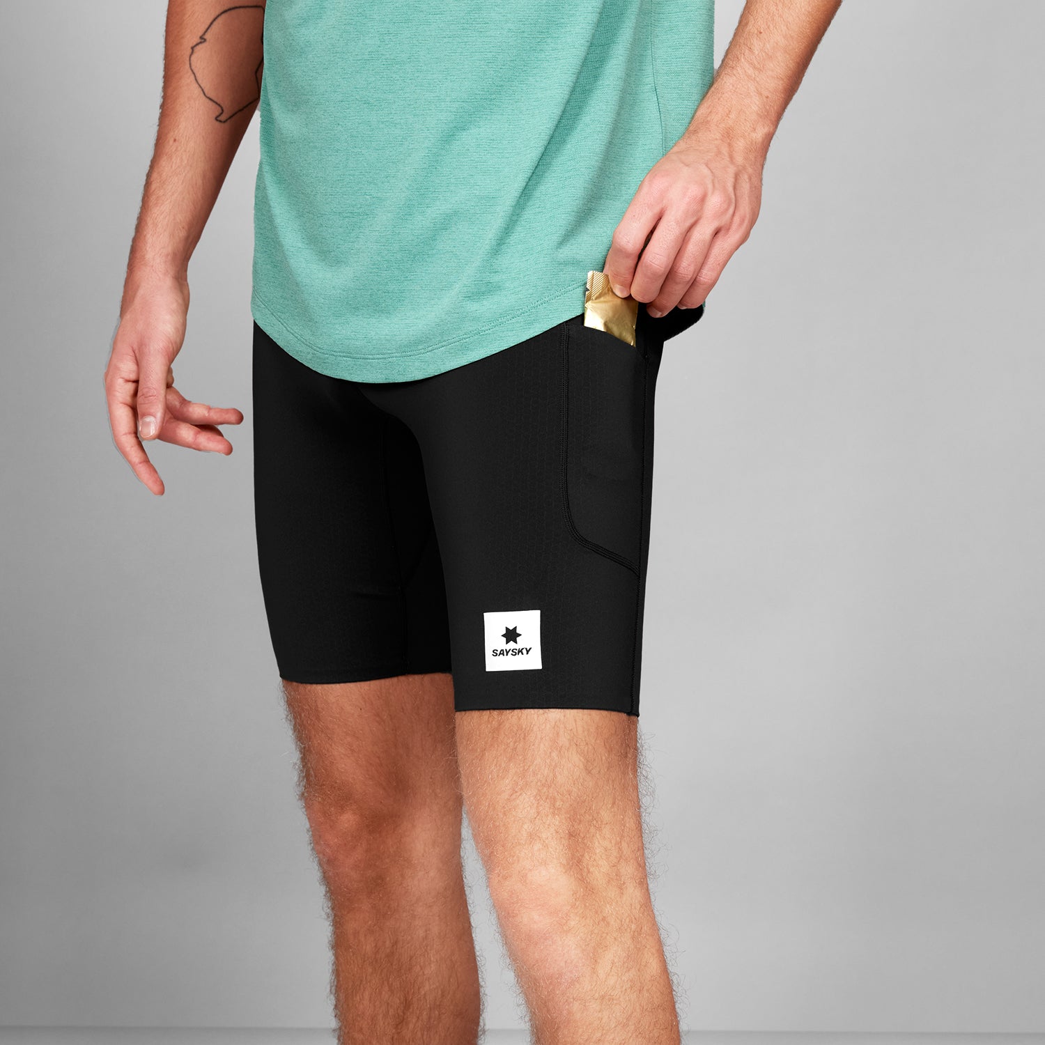 ショートタイツ XMRST31c901 Combat+ Short Tights 9inch - Black [メンズ]