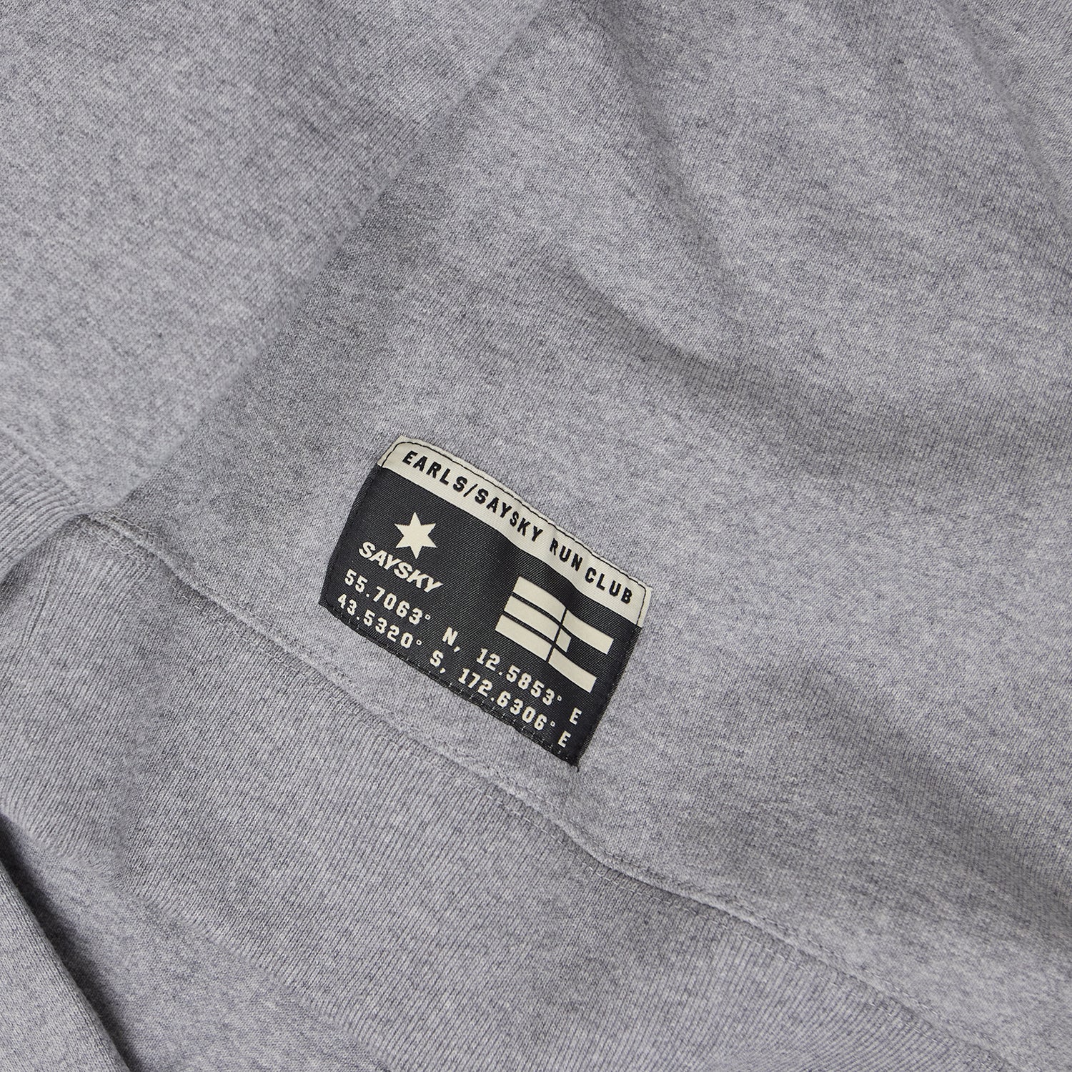 スウェットパーカー ZMLHO01c6005 Earls X SAYSKY Hoodie - Greymelange [メンズ]
