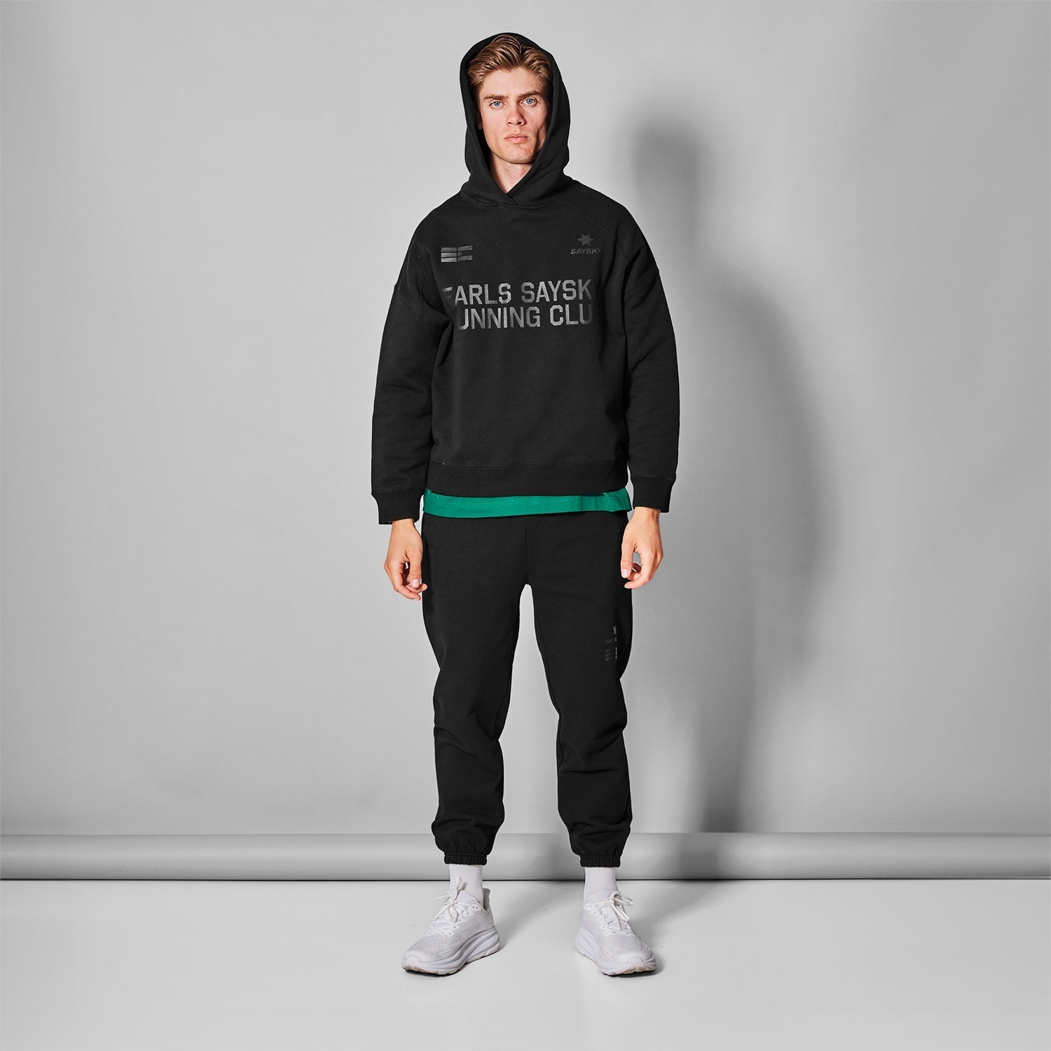 スウェットパーカー ZMLHO01c901 Earls X SAYSKY Hoodie - Black [メンズ]