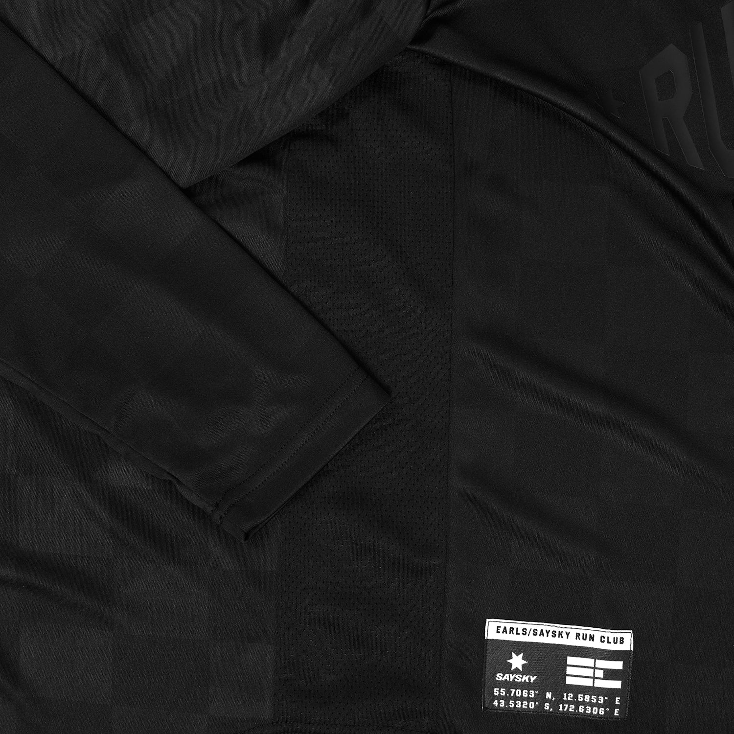 ランニングTシャツ（ロングスリーブ） ZMRLS11c901 Earls X SAYSKY Longsleeve - Black [メンズ]