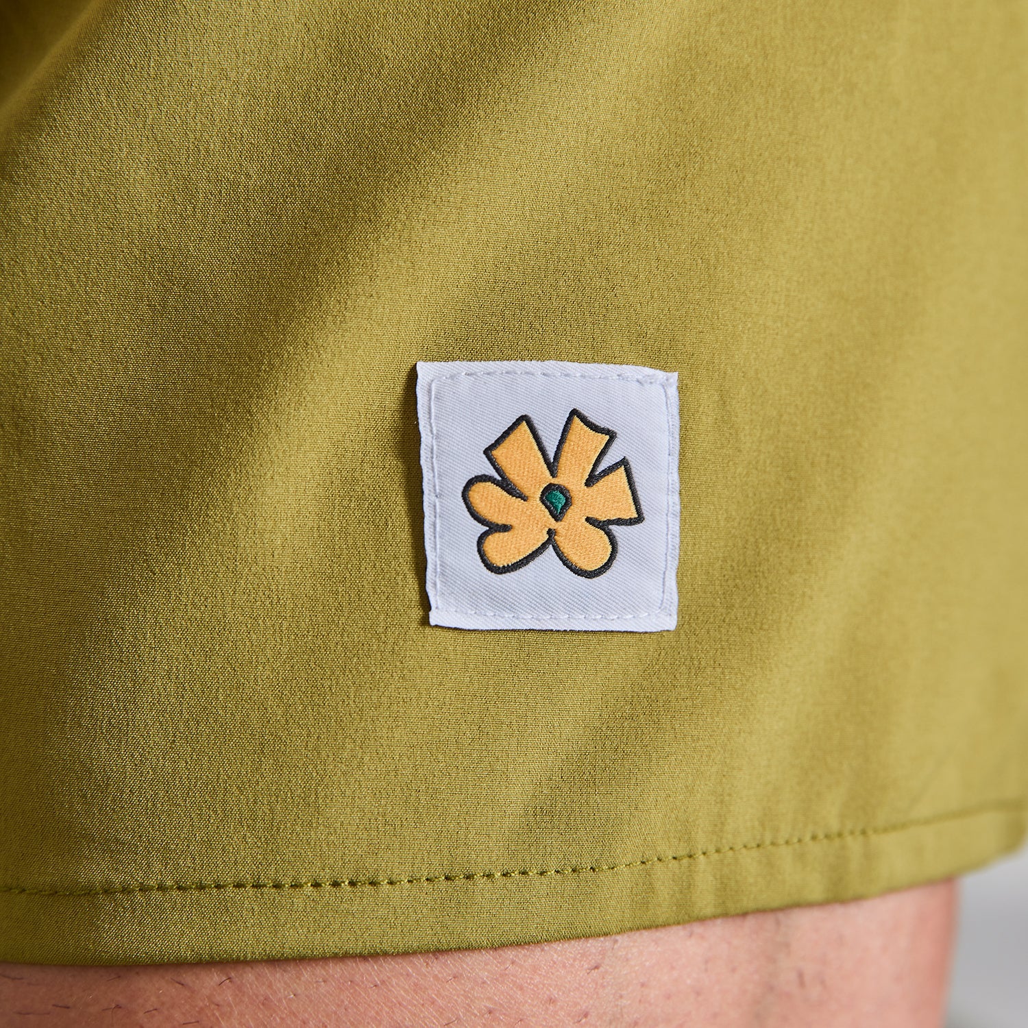 ランニングショーツ LMRSH05c405 Flower Pace Shorts 5inch - Yellow [メンズ]