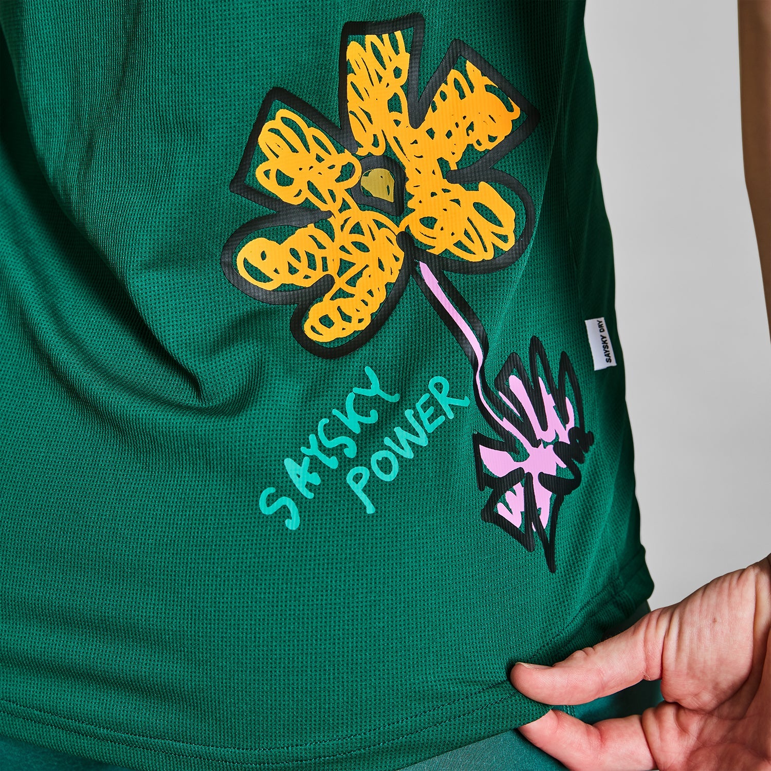 レースシングレット LMRSI04c305 Flower Combat Singlet - Green [メンズ]