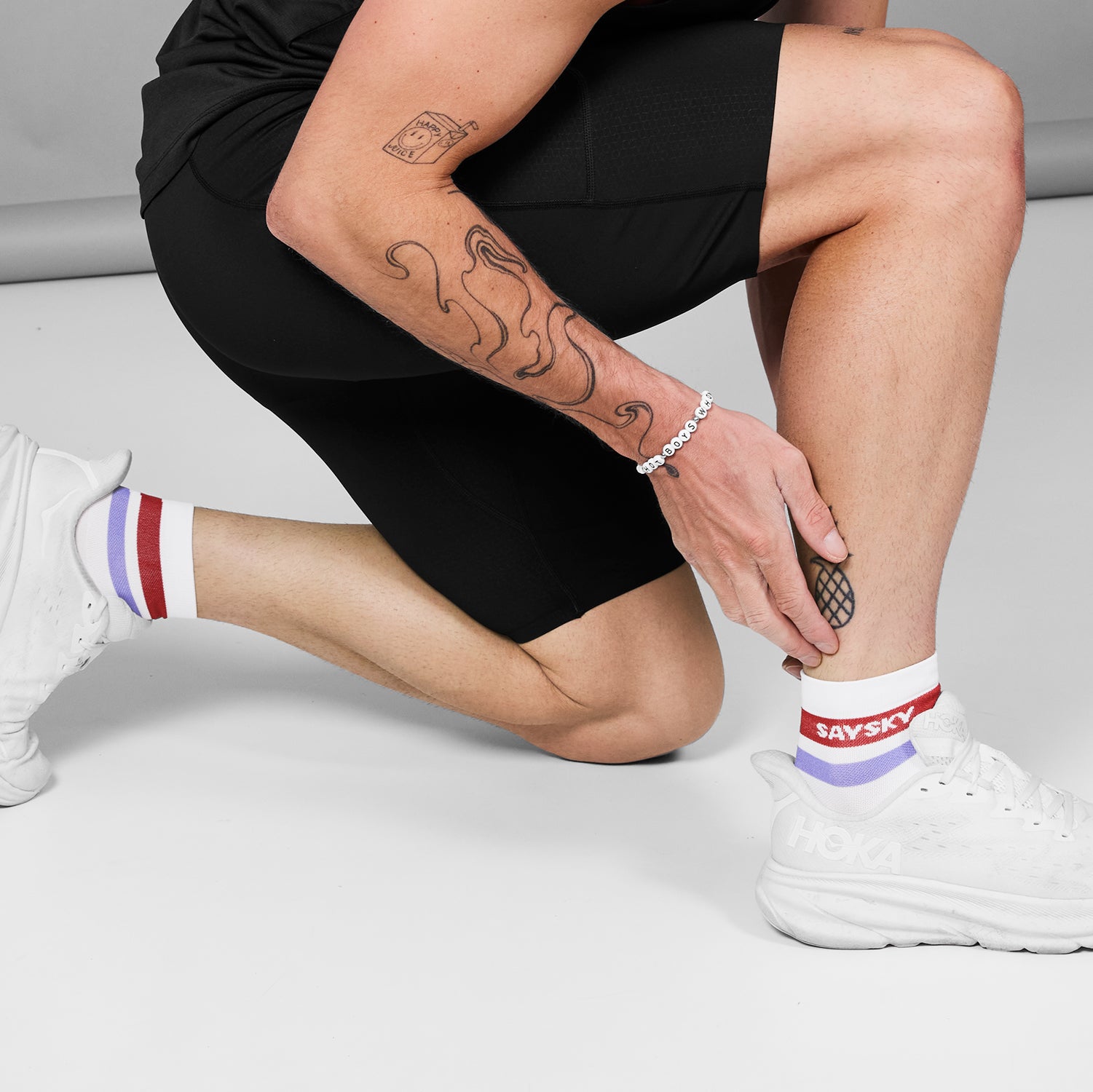 ソックス NUASO403c506 Logo Combat Socks 400 - Red [ユニセックス]