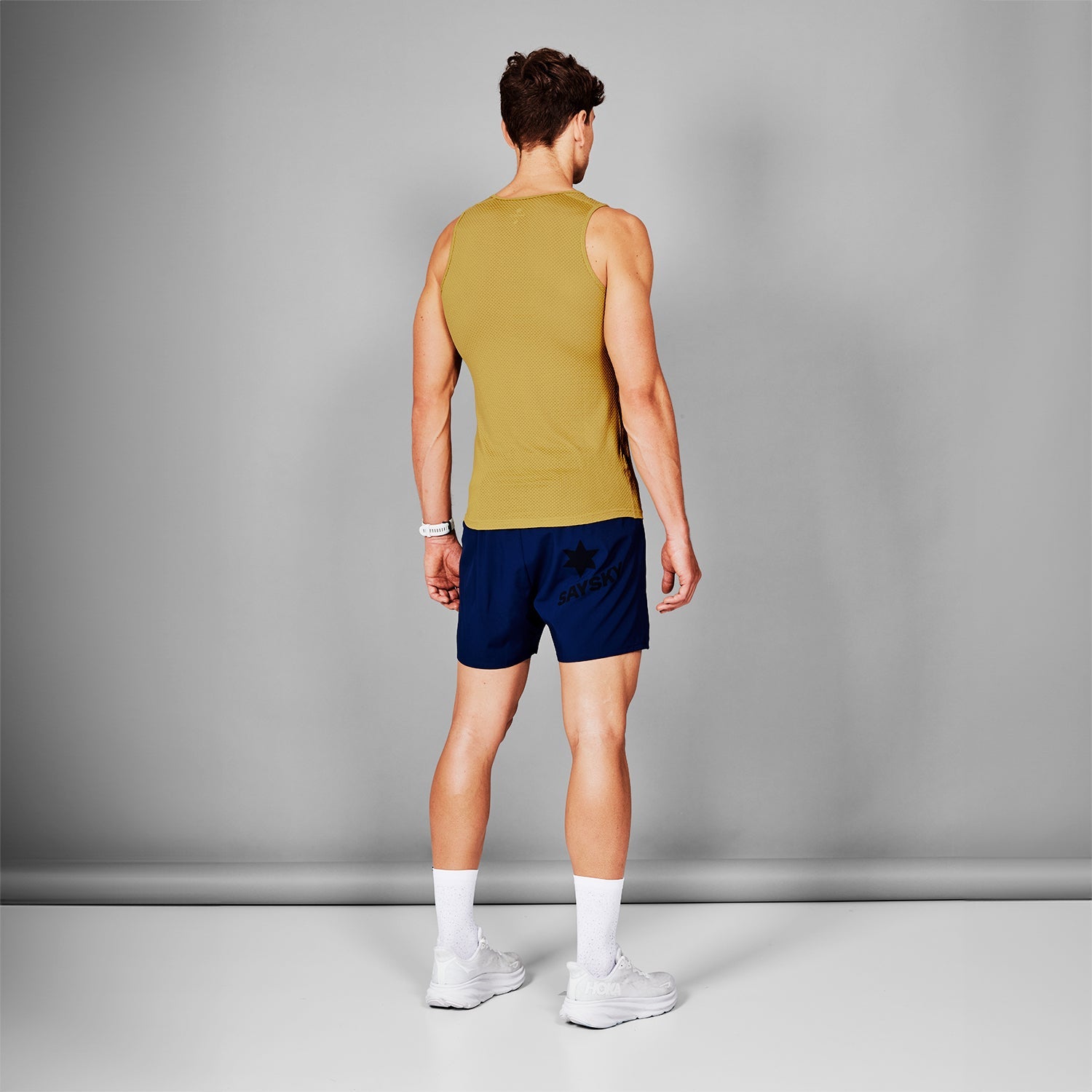 ベースレイヤー MMRBL31c409 Mesh Base Layer Singlet - Yellow [メンズ]