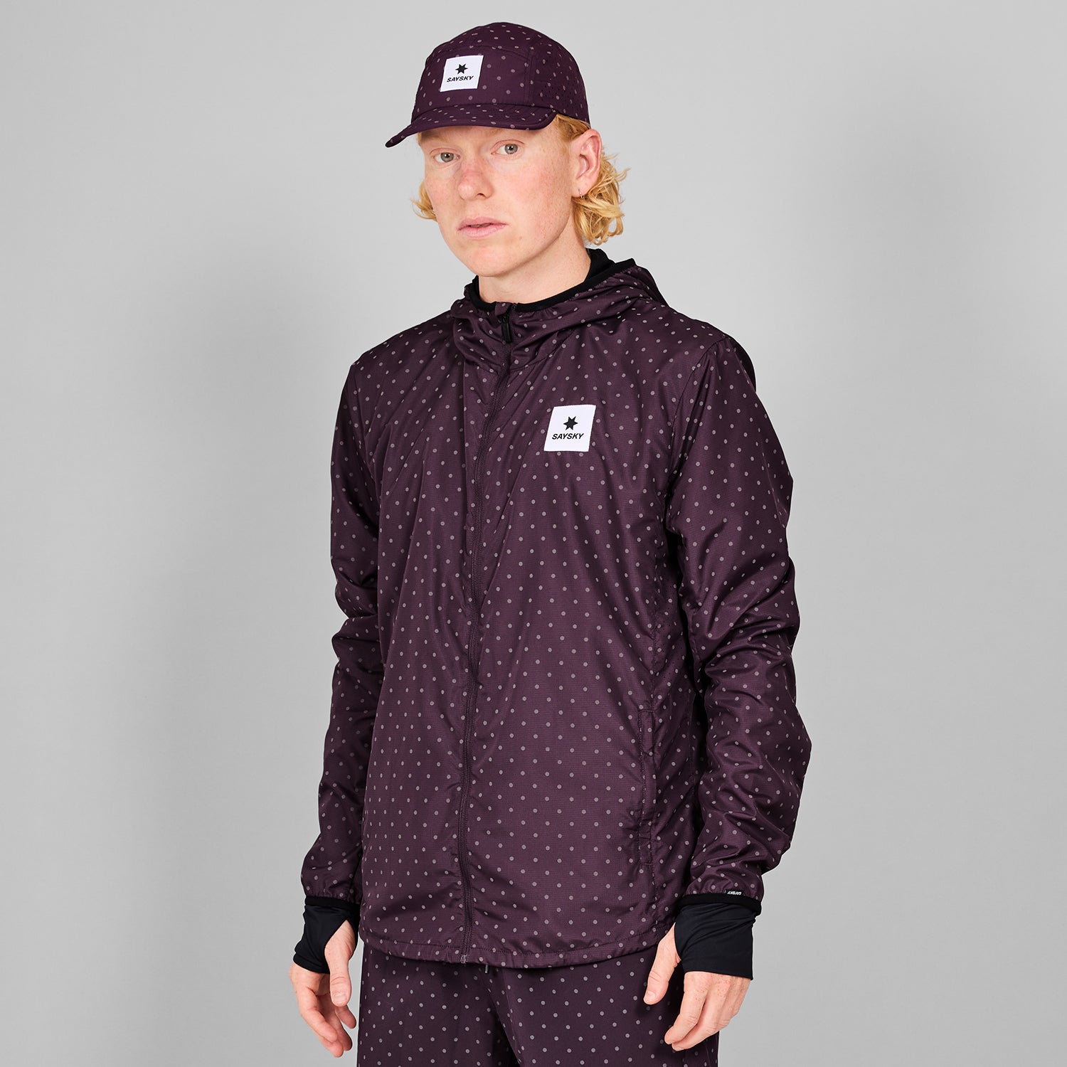 ランニングジャケット MMRJA02c1022 Reflective Polka Blaze Jacket - Purple [メンズ]