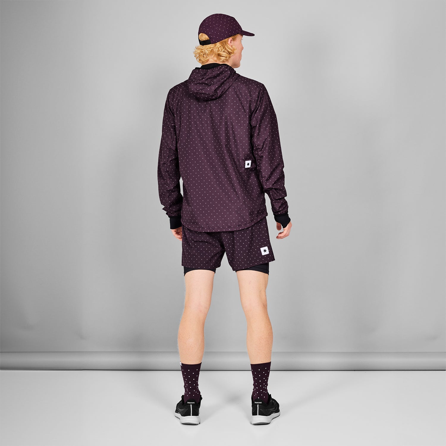 ランニングジャケット MMRJA02c1022 Reflective Polka Blaze Jacket - Purple [メンズ]