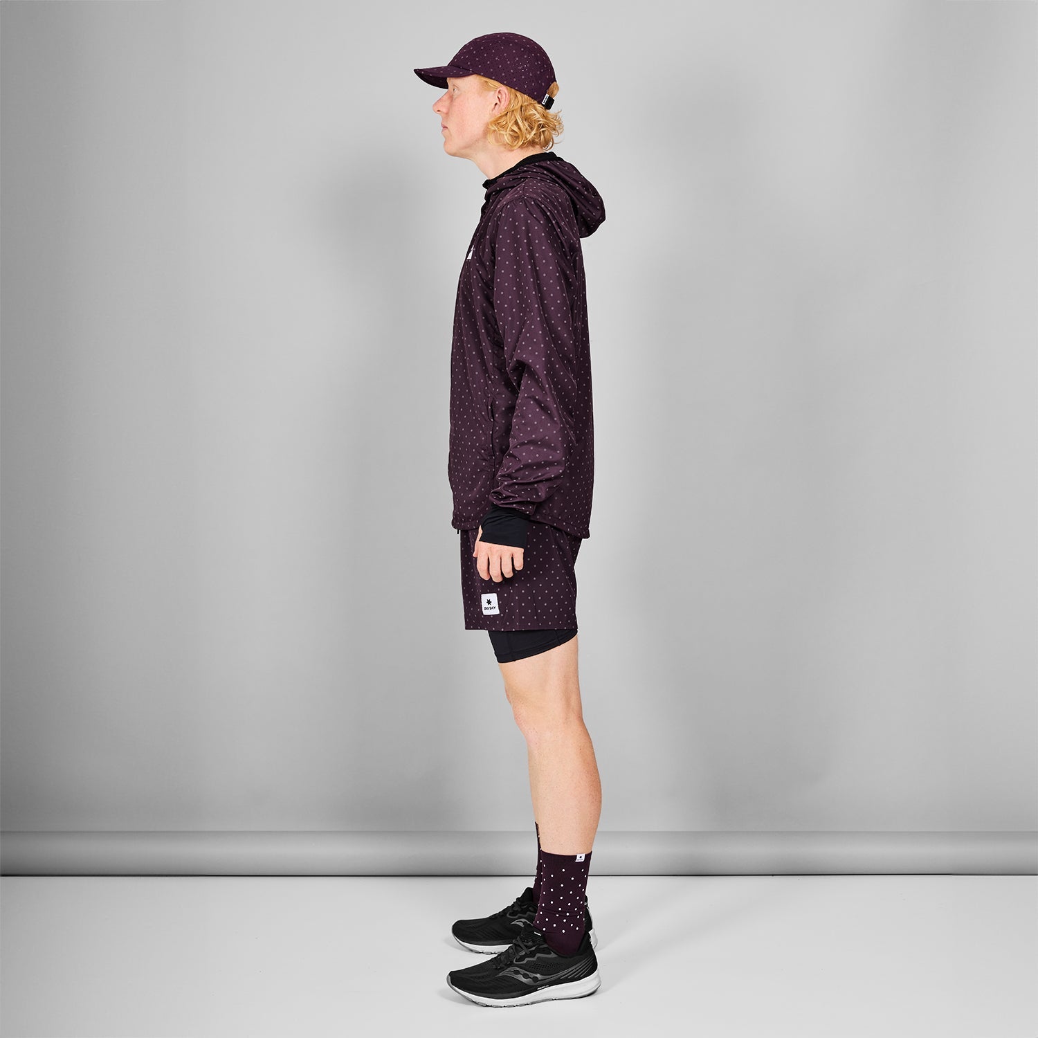 ランニングジャケット MMRJA02c1022 Reflective Polka Blaze Jacket - Purple [メンズ]