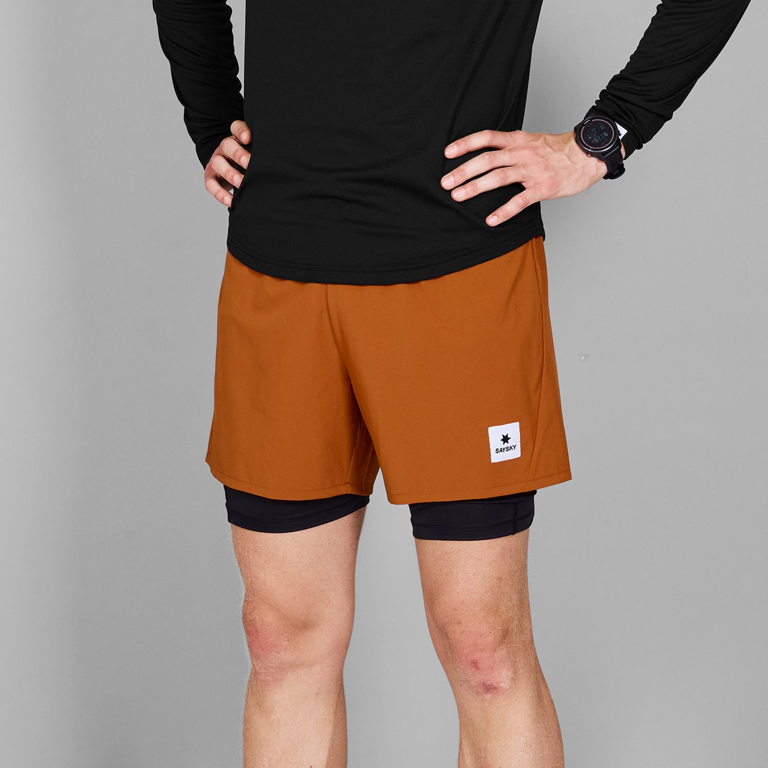 ランニングショーツ MMRSH20c407 Pace 2-in-1 Shorts 5inch - Orange [メンズ]