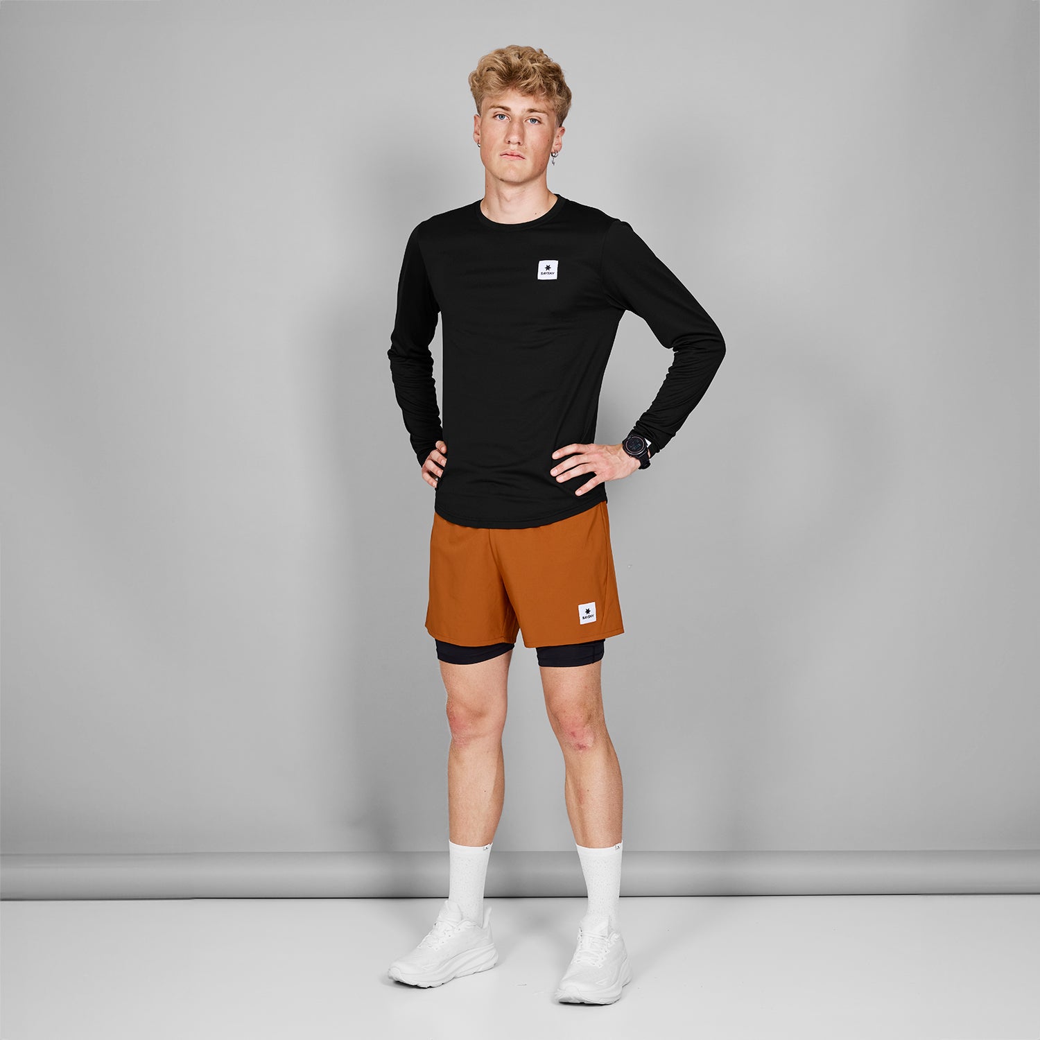 ランニングショーツ MMRSH20c407 Pace 2-in-1 Shorts 5inch - Orange [メンズ]