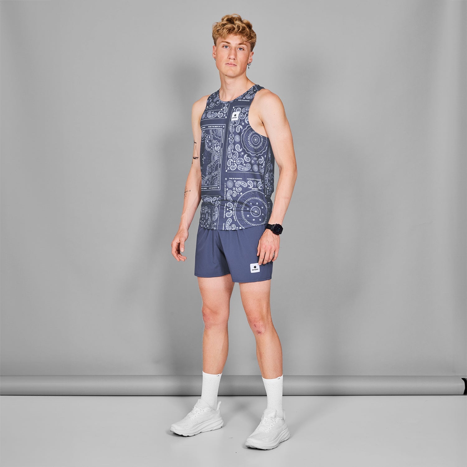 レースシングレット MMRSI02c1020 Paisley Combat Singlet - Blue Paisley Aop [メンズ]