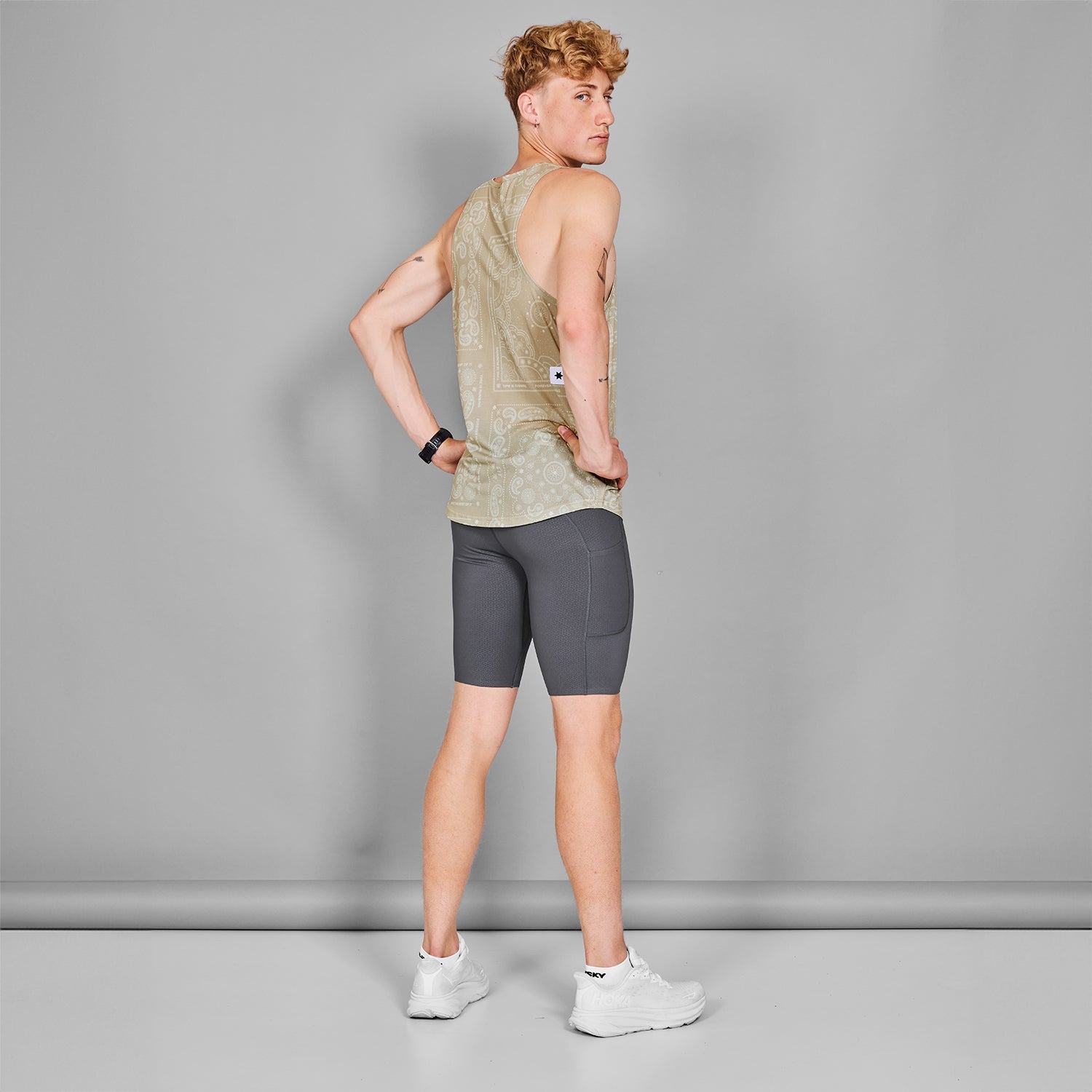 レースシングレット MMRSI02c1021 Paisley Combat Singlet - Beige Paisley Aop [メンズ]