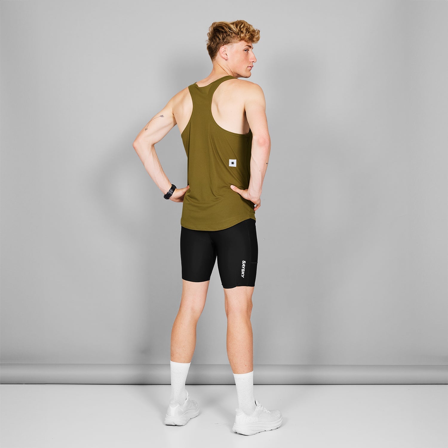 レースシングレット MMRSI60c309 Clean Flow Singlet - Green [メンズ]