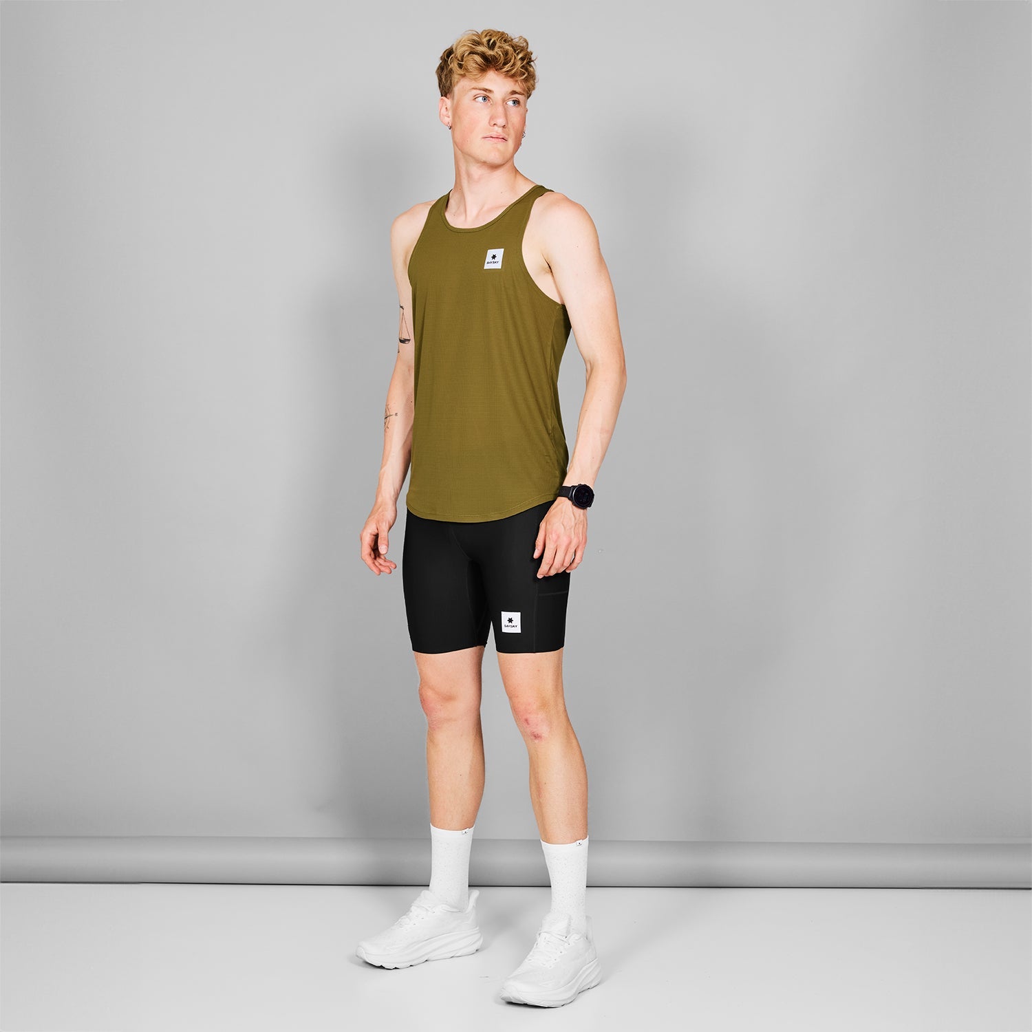 レースシングレット MMRSI60c309 Clean Flow Singlet - Green [メンズ]