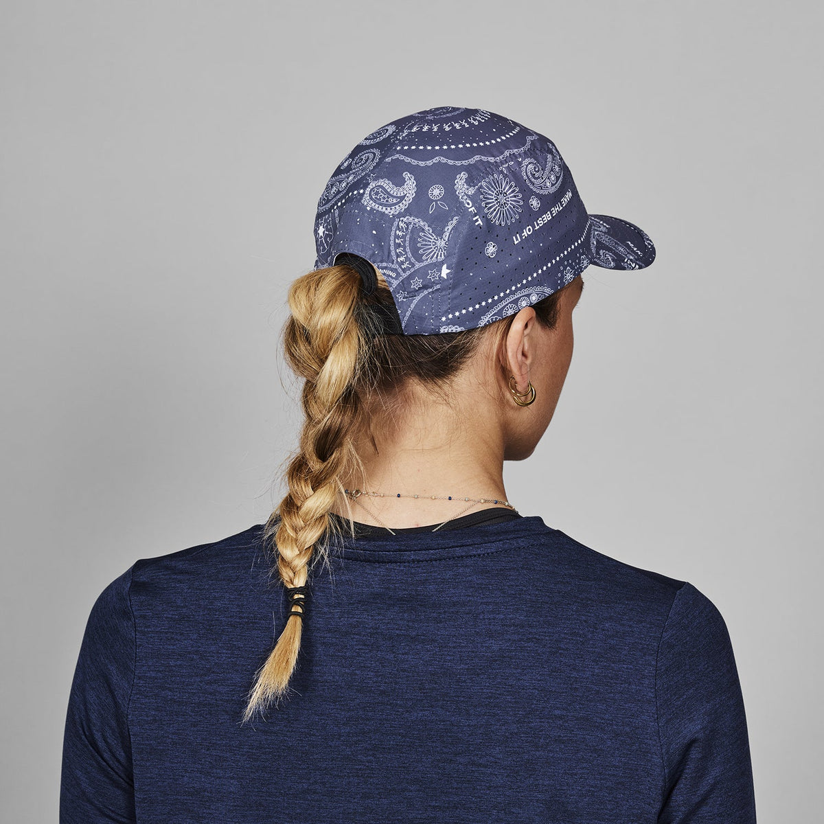 Cap 103 公式 SAYSKY/セイスカイ ランニングキャップ MUACA103c1020 Paisley Combat Cap 103 - Blue ...