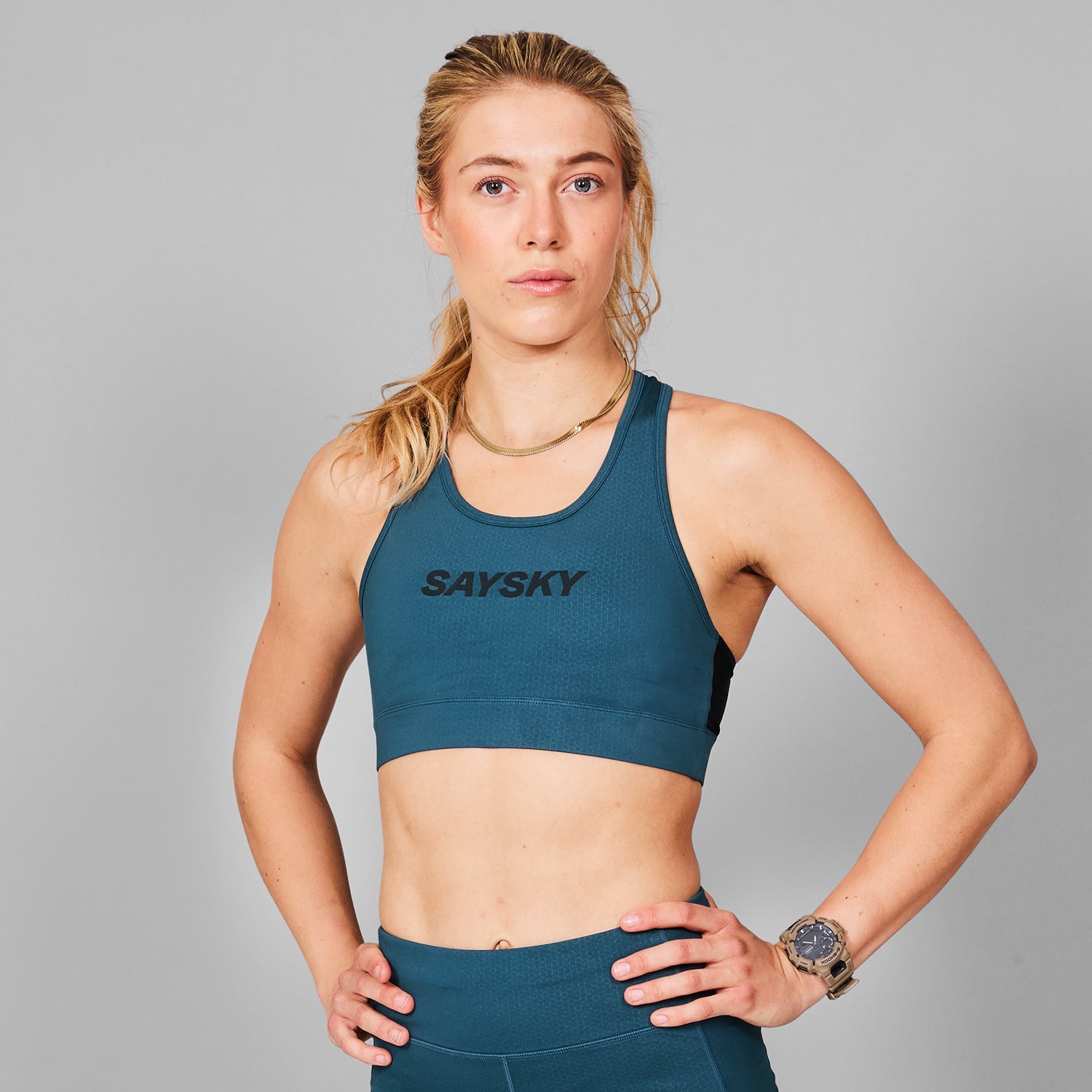 スポーツブラ MWRSB30c208 W Clean Combat Sports Bra - Blue [レディーズ]