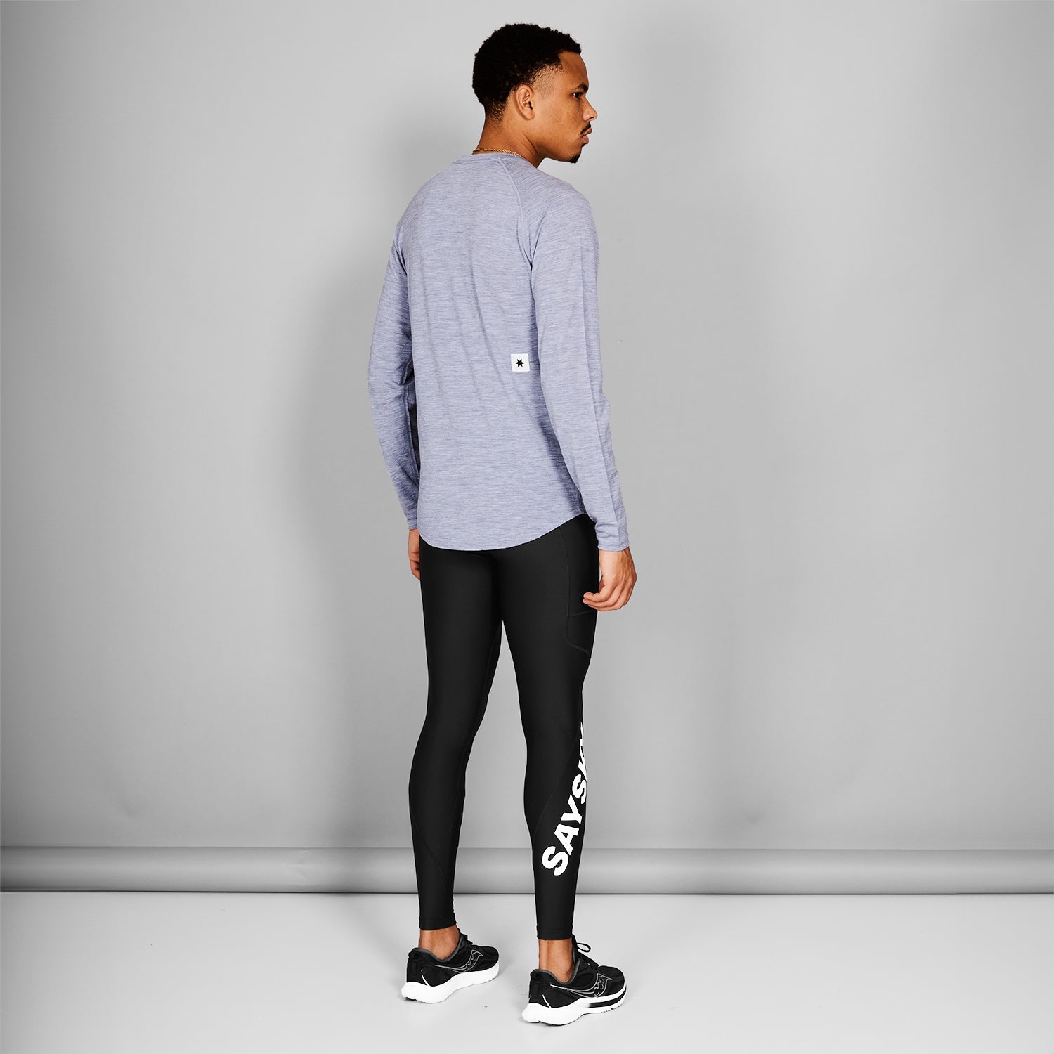 ランニングTシャツ(ロングスリーブ) XMRLS40c6004 Merino 165 Longsleeve - Grey [メンズ]