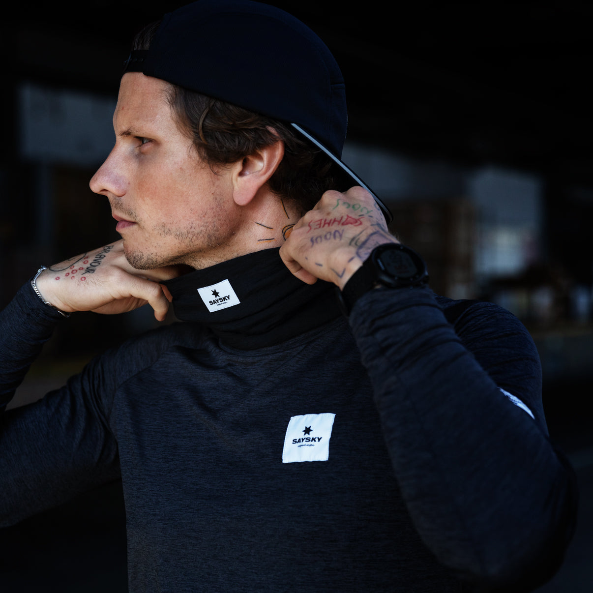 saaa_　スカーフ ガーデンクラフトナロースカーフ(マフラー・ストール・スカーフ