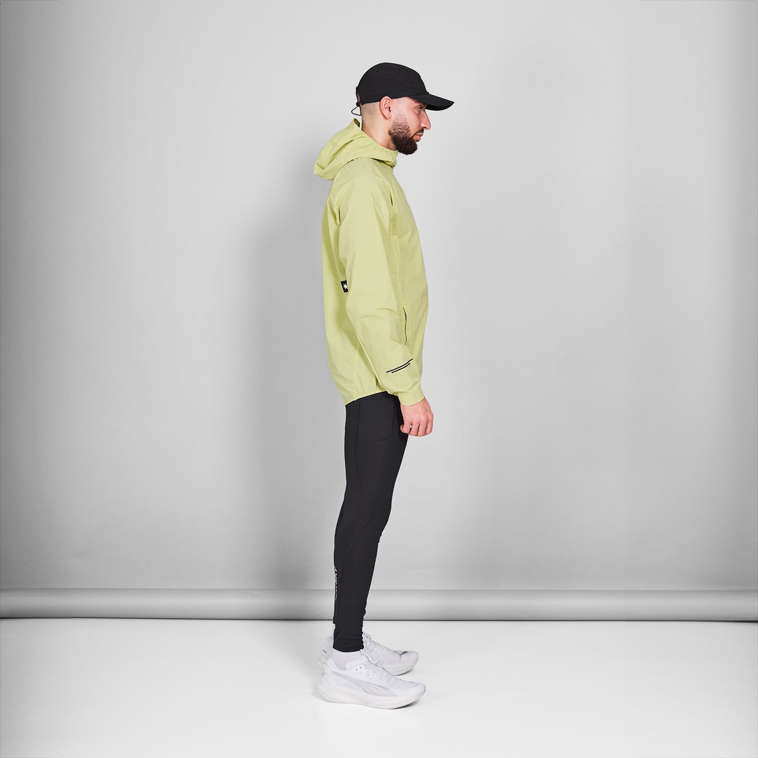 ランニングジャケット NMRJA20c312 Clean Pace Hooded Jacket - Green [メンズ]