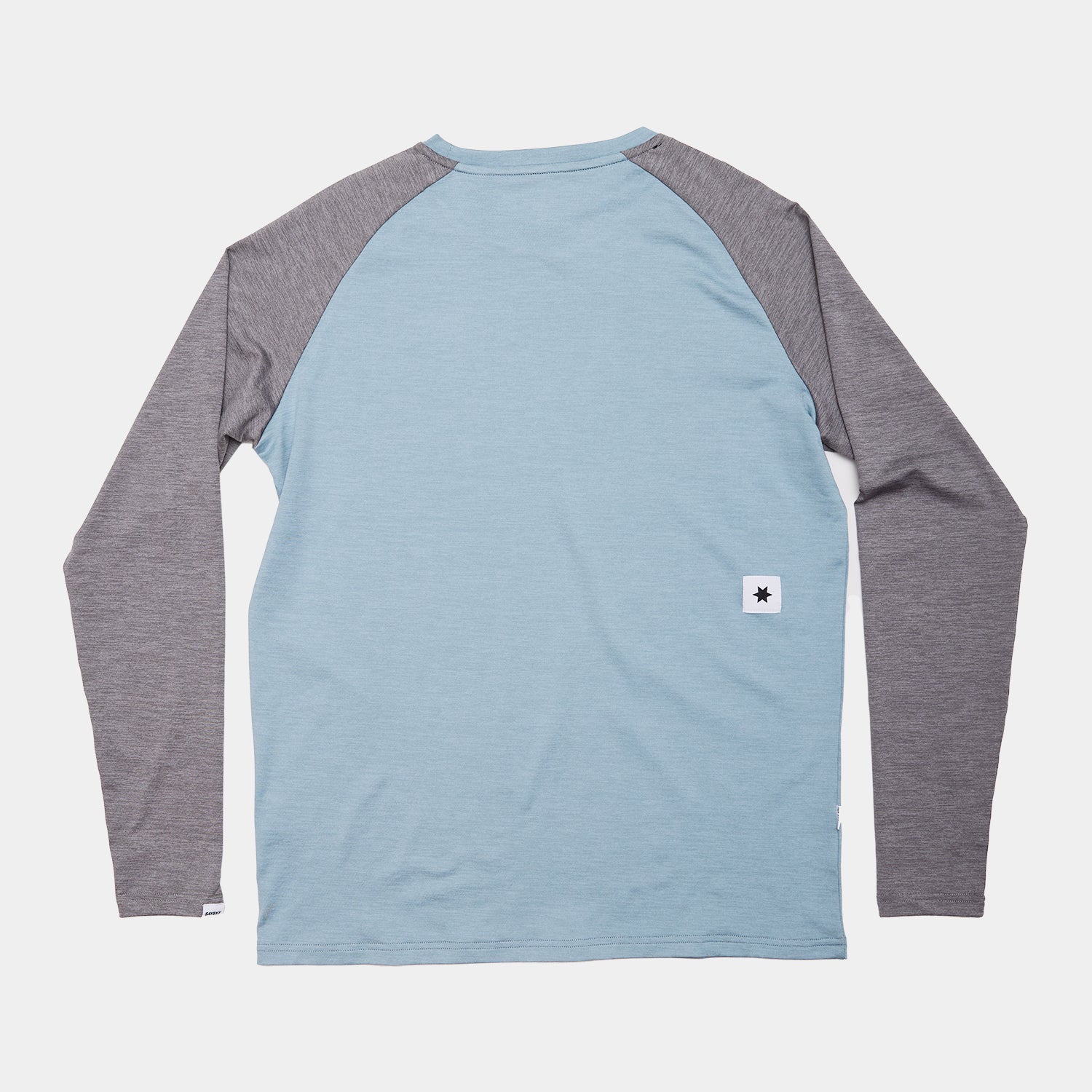 ランニングTシャツ（ロングスリーブ） NMRLS21c2010 Logo Pace Long Sleeve - Blue Melange [メンズ]