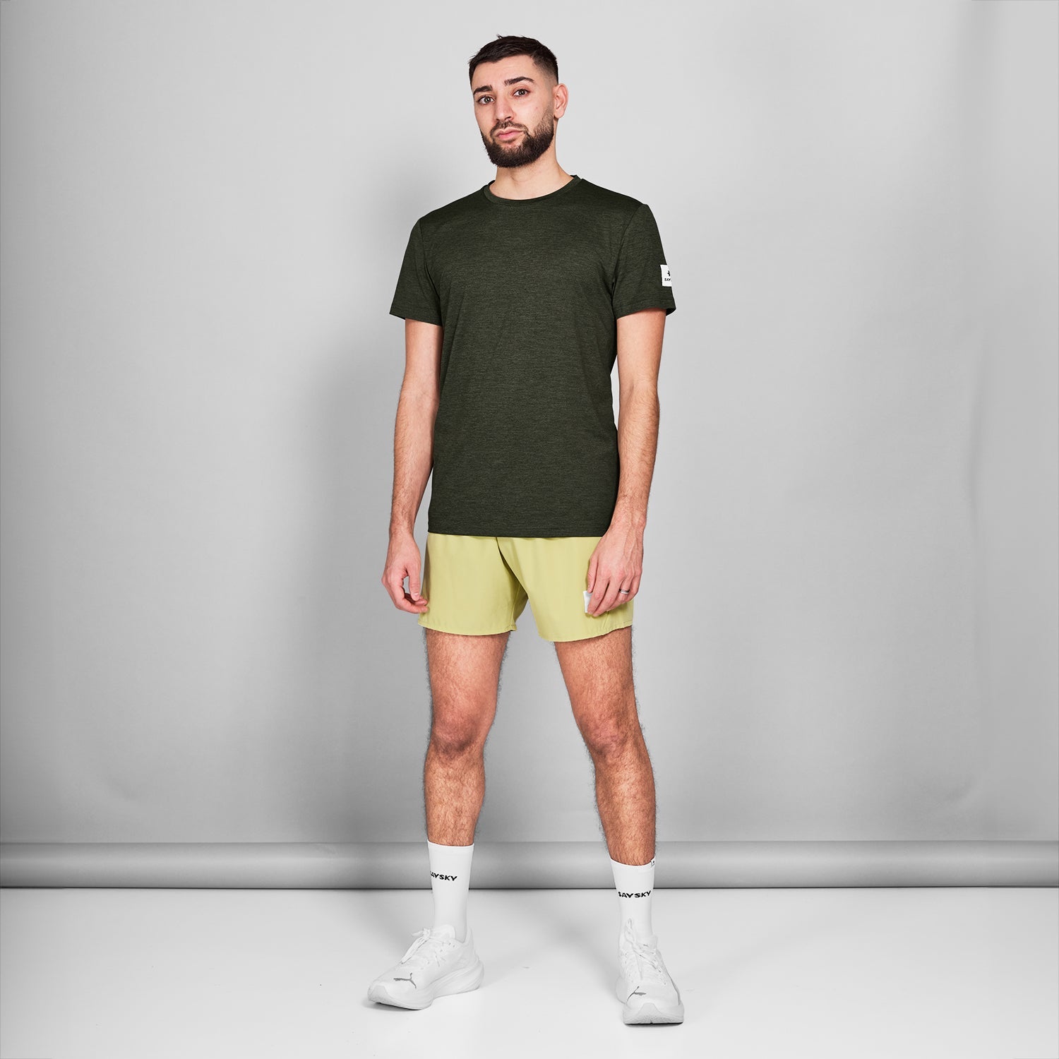 ランニングショーツ NMRSH21c312 Pace Shorts 5inch - Green [メンズ]