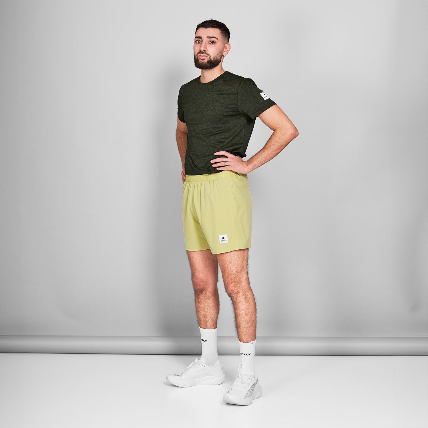 ランニングショーツ NMRSH21c312 Pace Shorts 5inch - Green [メンズ]