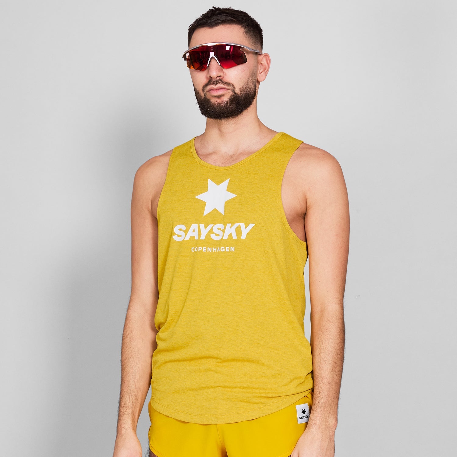 レースシングレット NMRSI30c4007 Logo Combat Singlet - Yellow [メンズ]